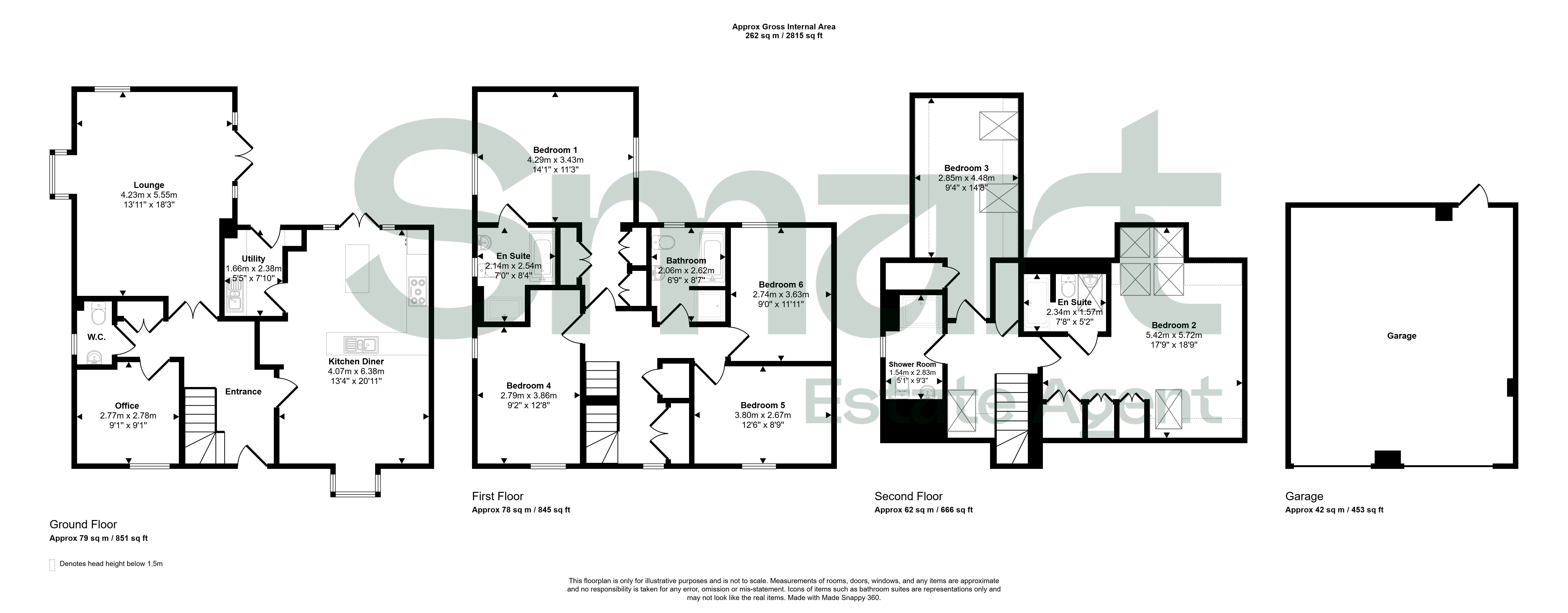 14, Sand Grove, Exeter floorplan