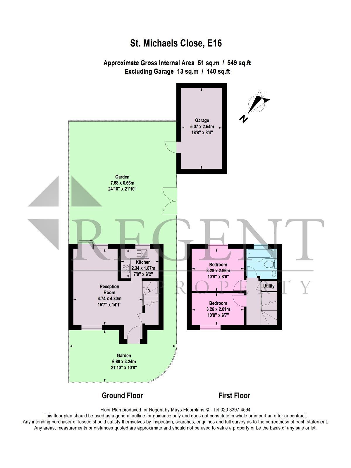 2 Bedrooms  for sale in St. Michaels Close, London E16