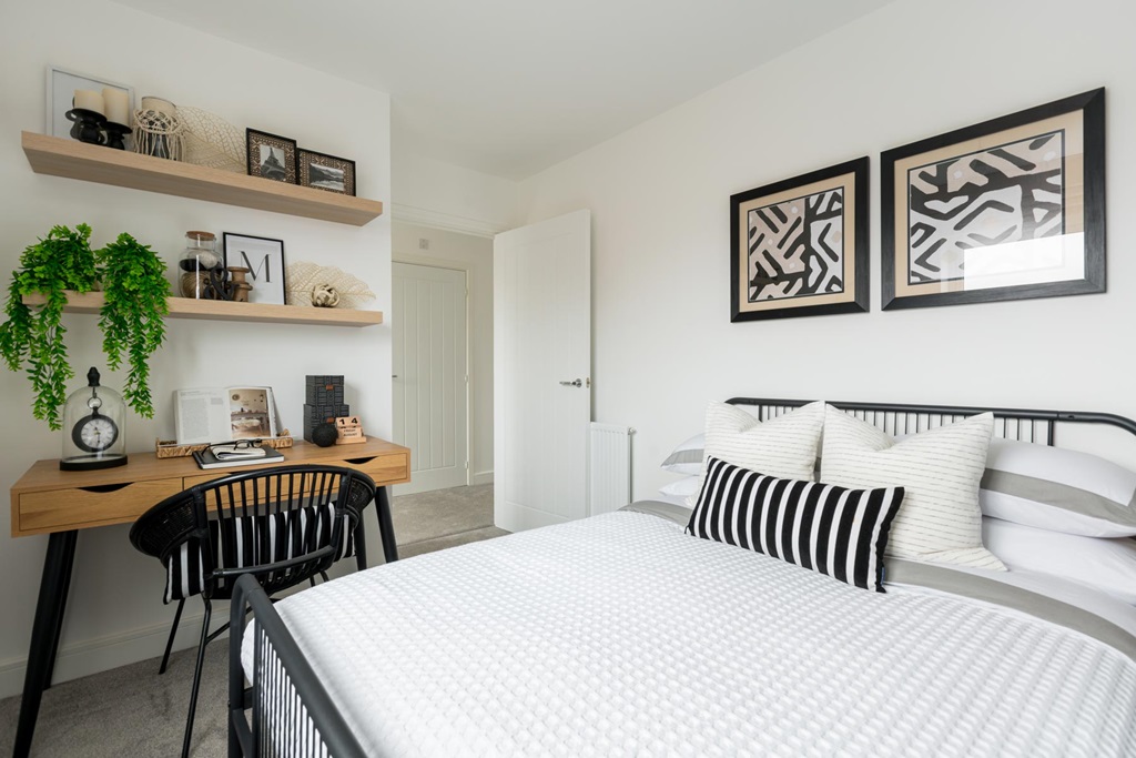 Work From Home In This Spacious Bedroom