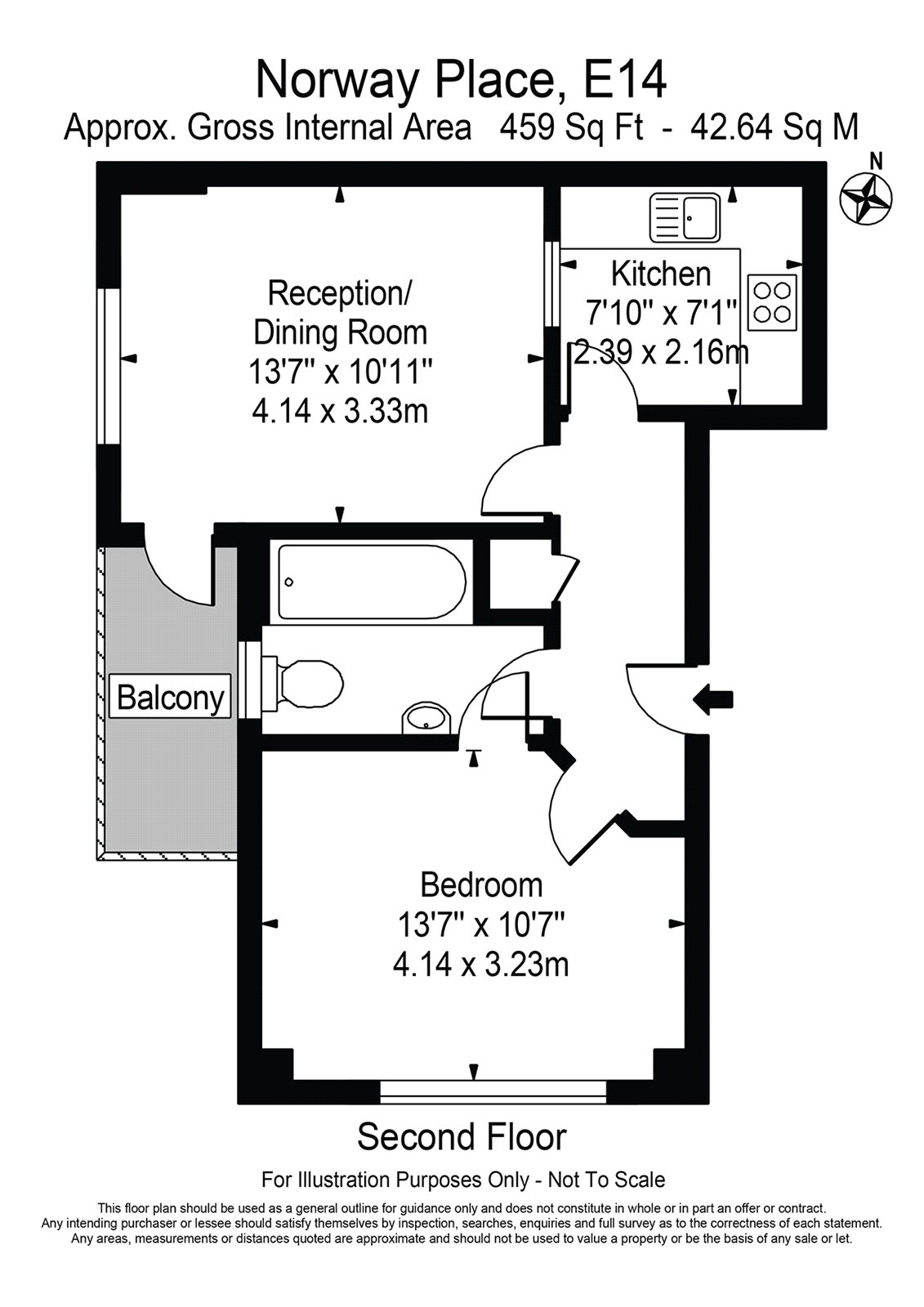 1 Bedrooms Flat to rent in Norway Place, London E14