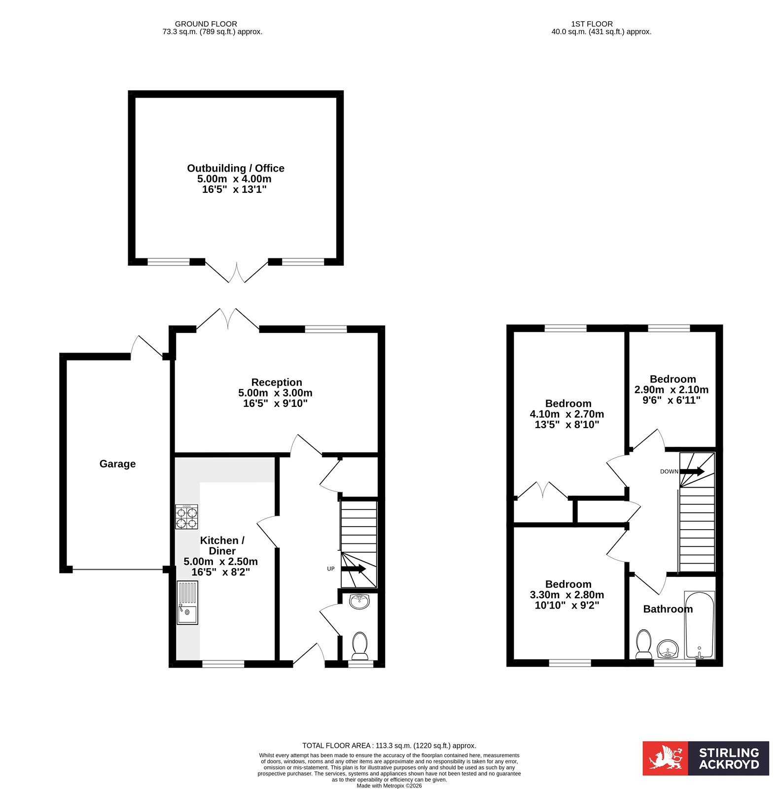 33, Halifax Close, Surrey floorplan