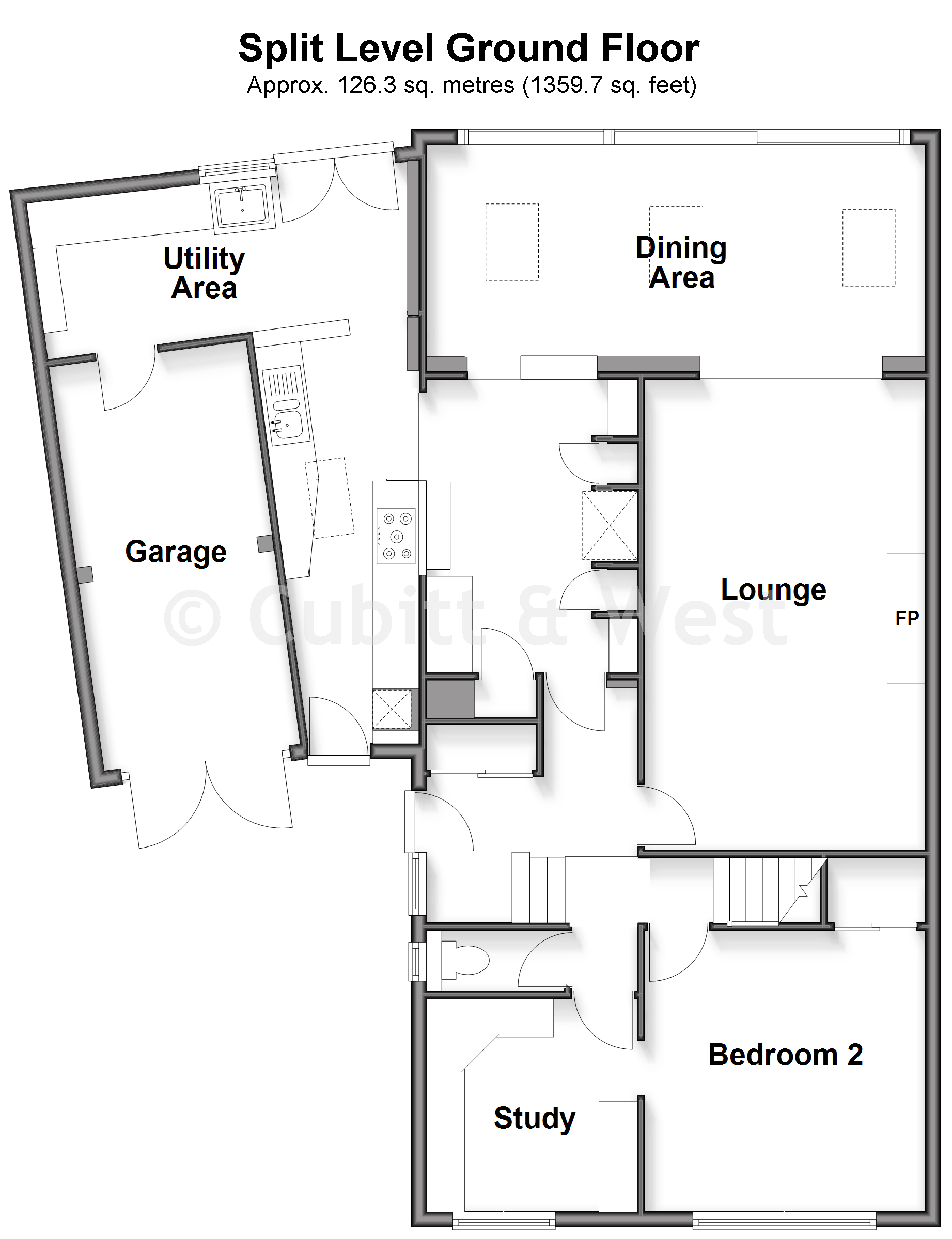 9, Langley Close, Epsom floorplan