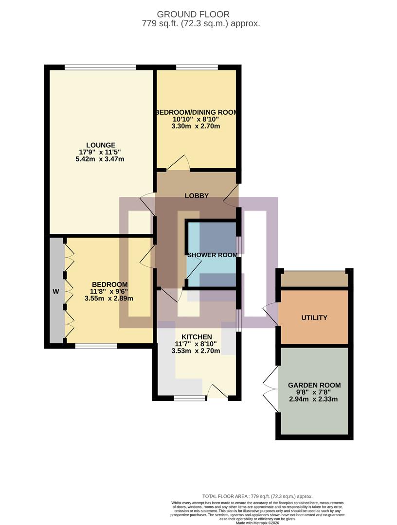 8, High Rifts, Middlesbrough floorplan