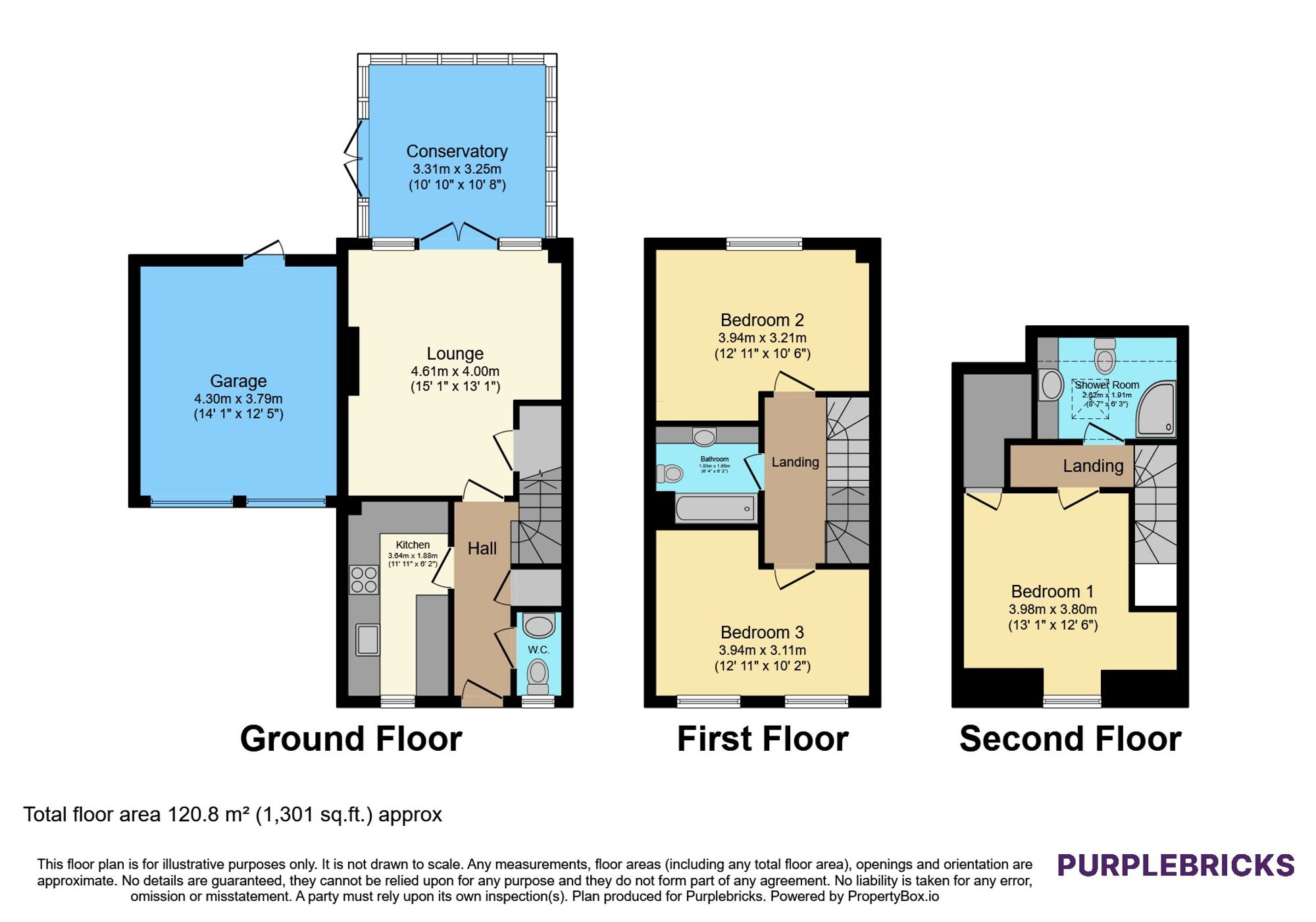 8, Gresham Drive, Telford floorplan