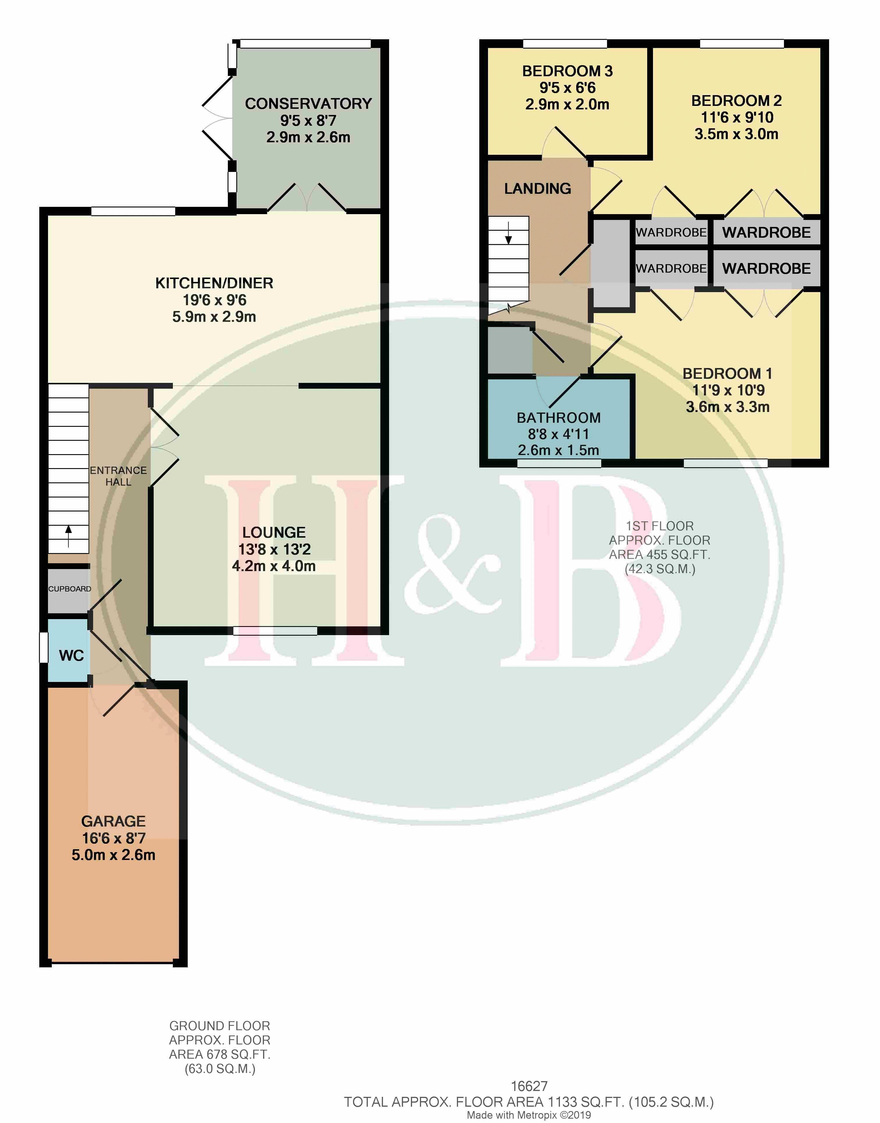 3 Bedrooms Terraced house for sale in Jocelyns, Old Harlow, Essex CM17