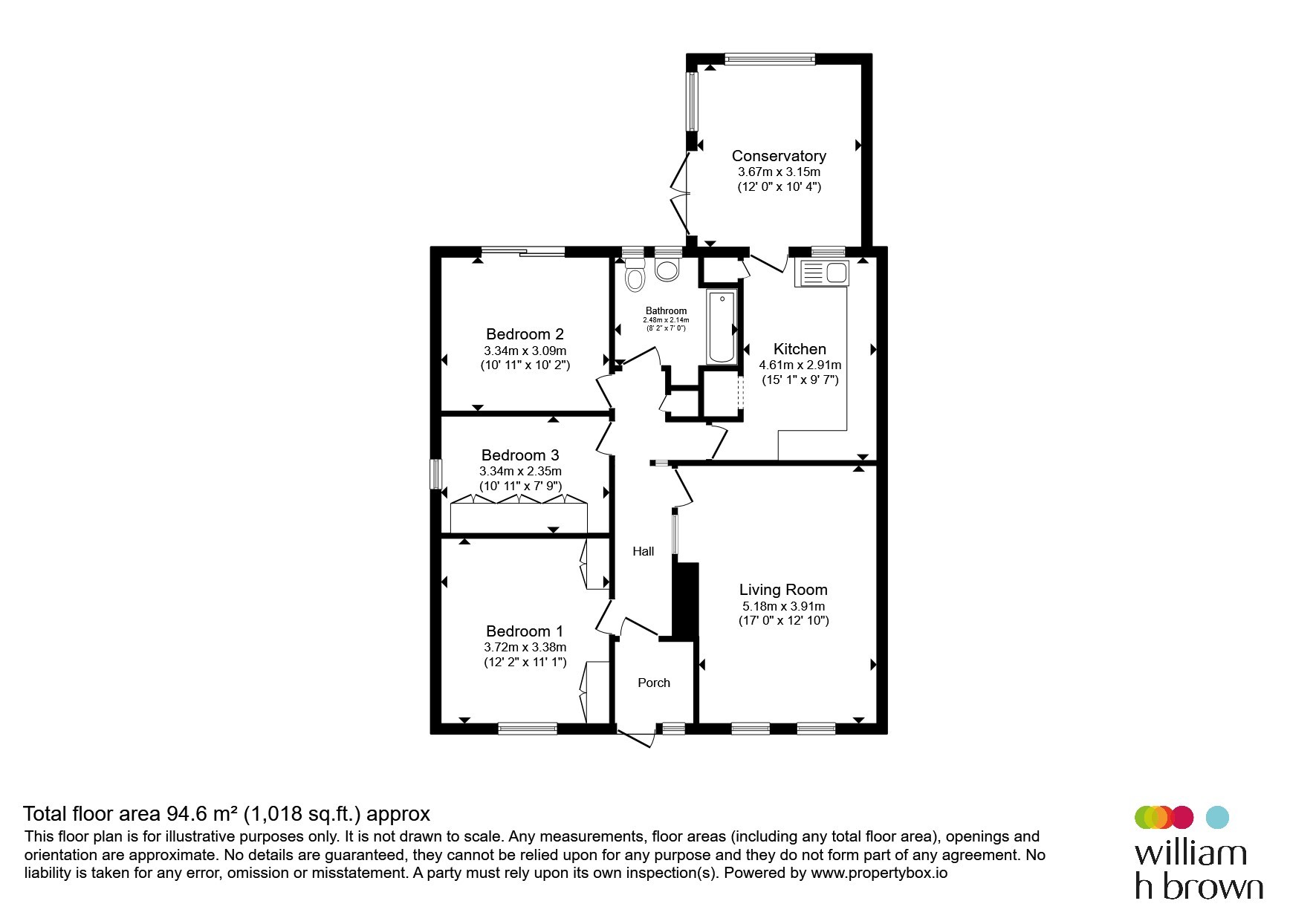 16, Holcombe Crescent, Ipswich floorplan