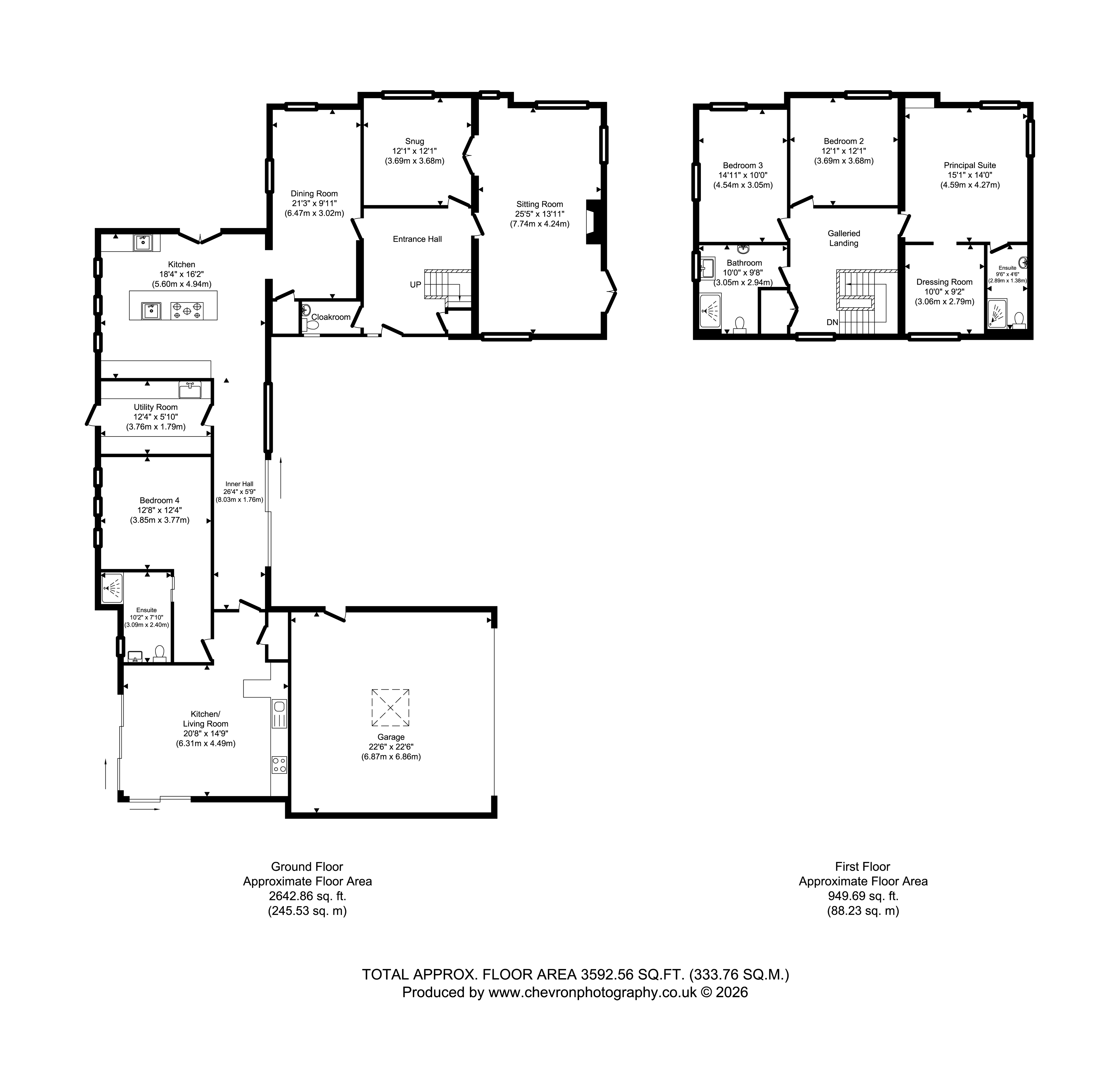 Robbs Hill House, Springetts Hill, Lamarsh floorplan