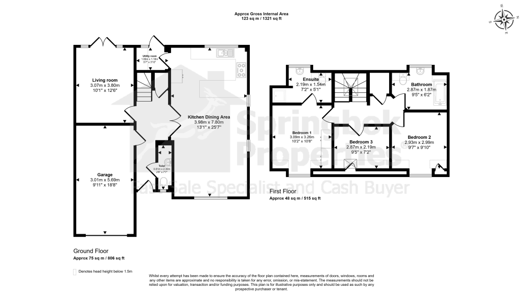 51, Maureen Close, Poole floorplan