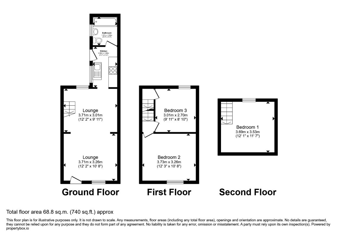 12 Linden Terrace, Gainsborough floorplan