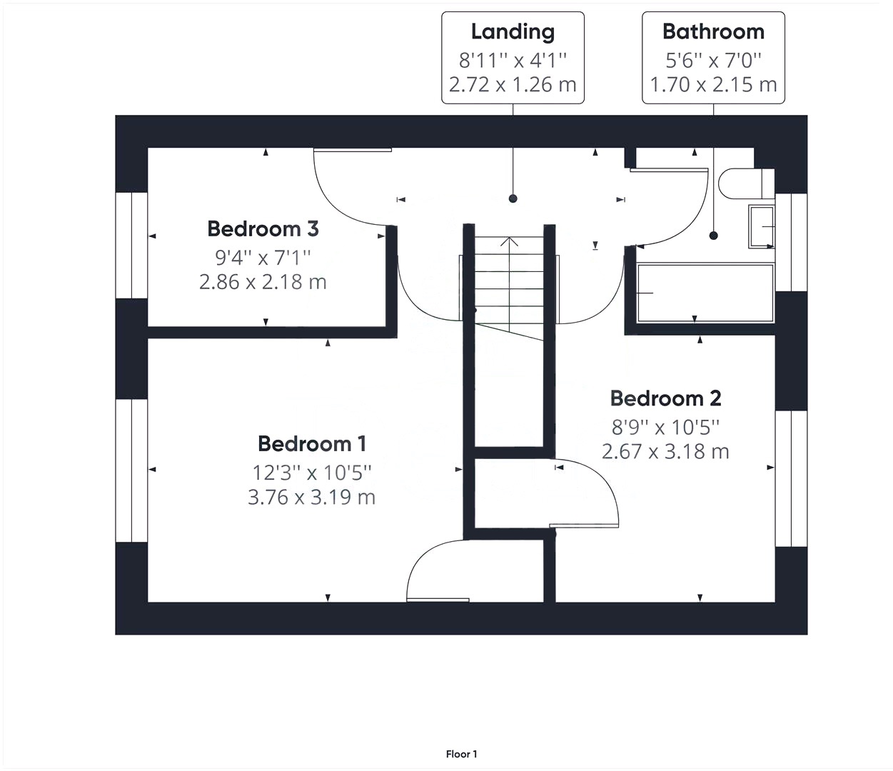 10 Forest Rise, Cinderford floorplan