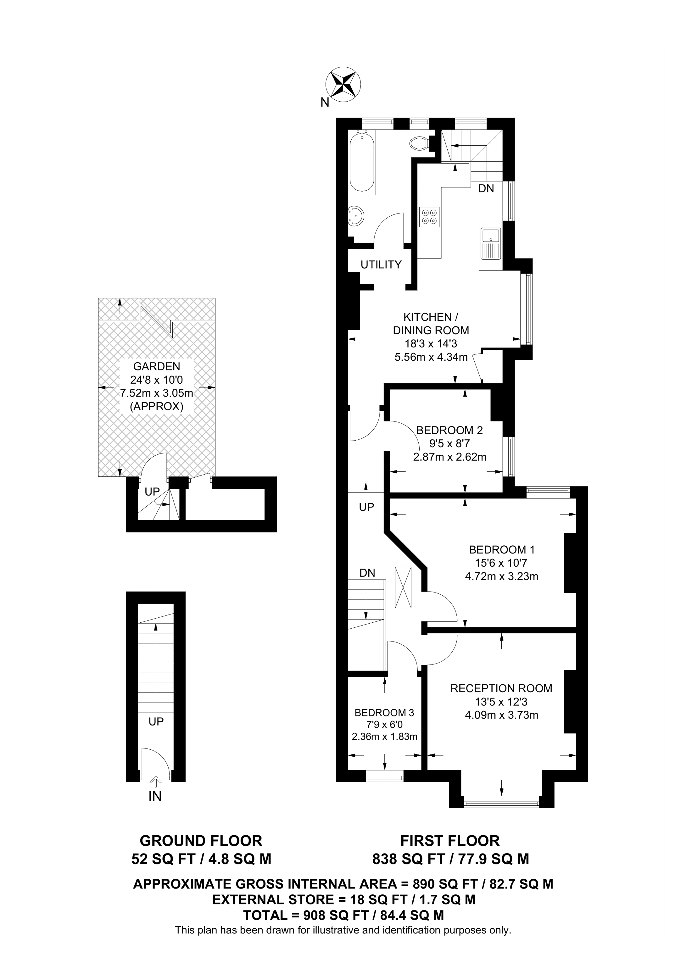 Mersham Road, Thornton Heath floorplan