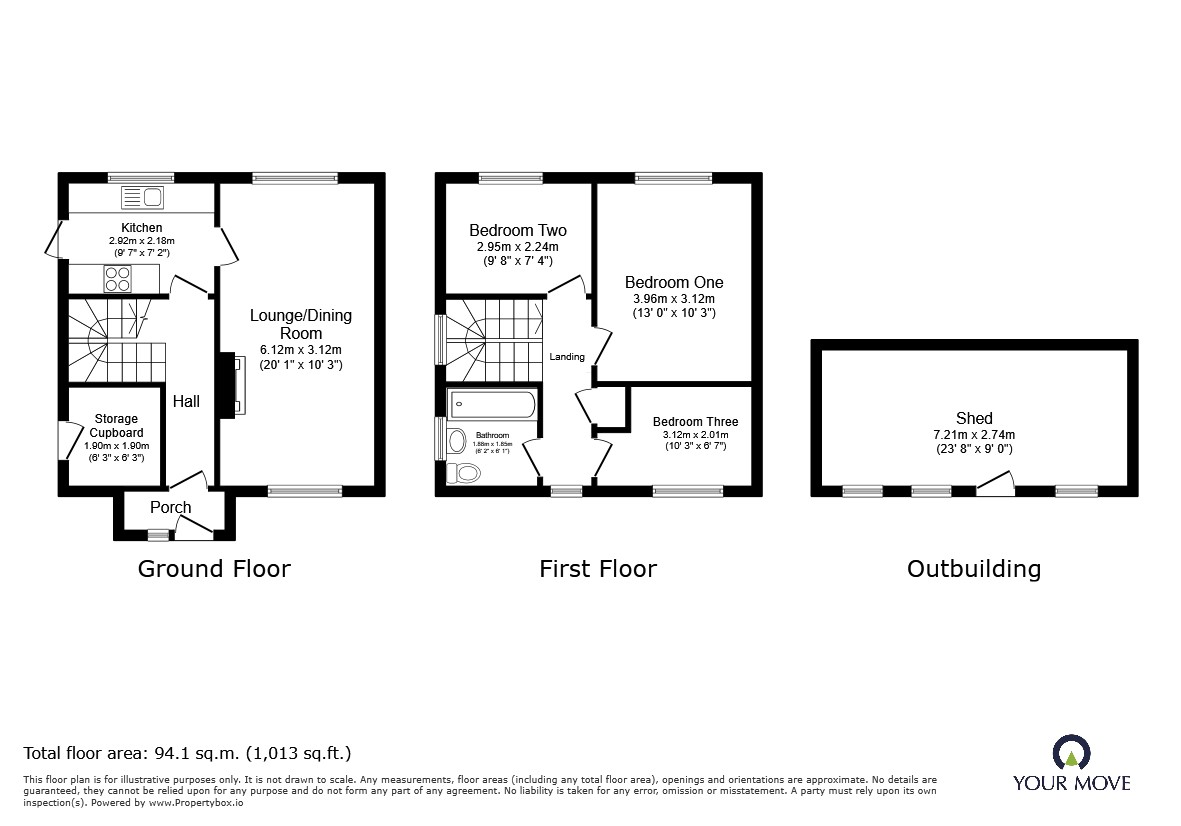 35, Clyde Crescent, Bedfordshire floorplan