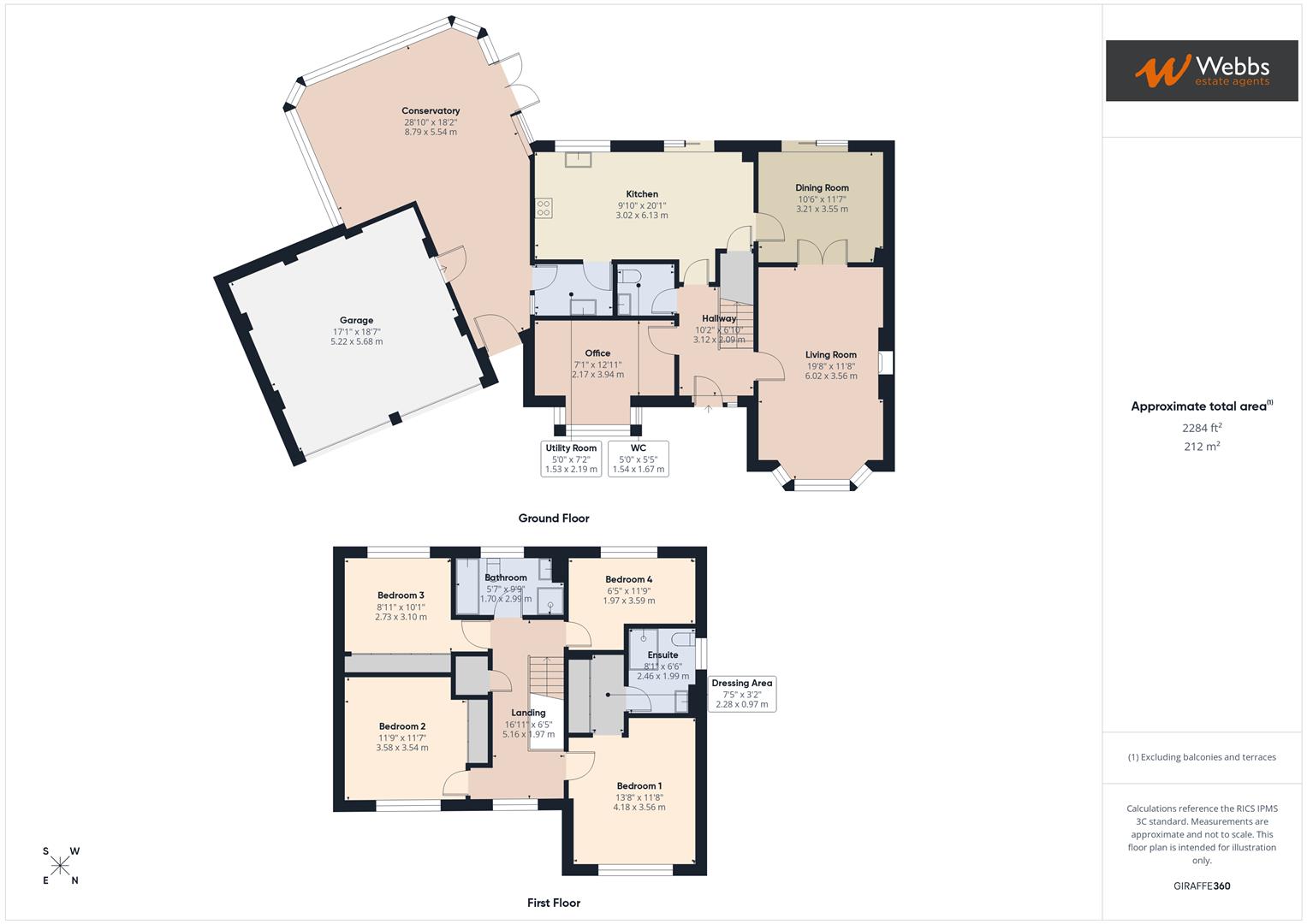 10, Kingfisher Drive, Stafford floorplan