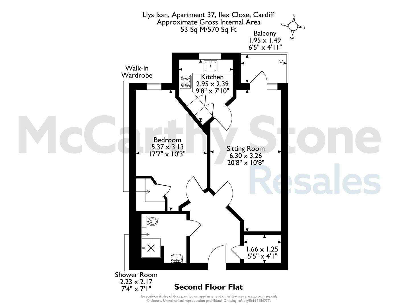37 Llys Isan, Ilex Close, Llanishen, Cardiff floorplan