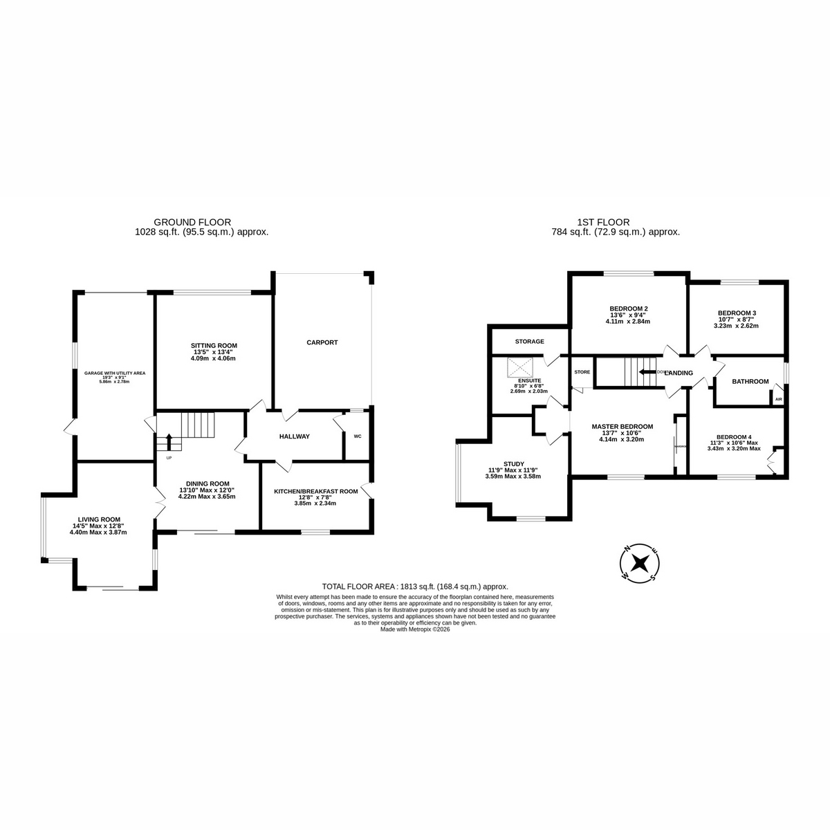 31, Tuckwell Close, Stockton floorplan