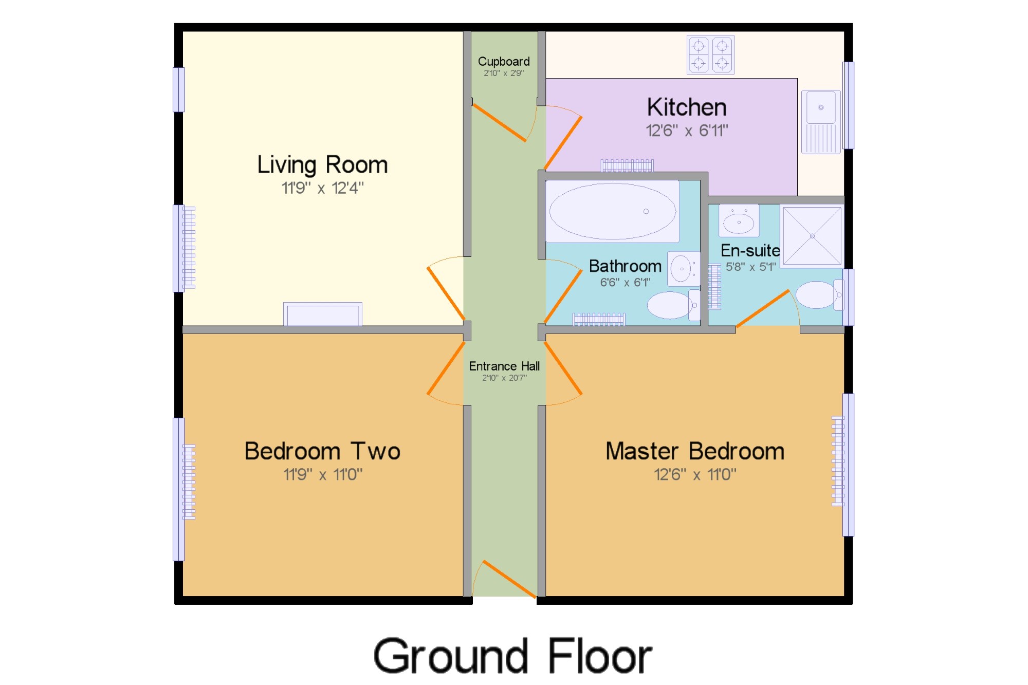 2 Bedrooms Flat for sale in Oldbury Court, Cross Street, Tamworth, Staffordshire B79