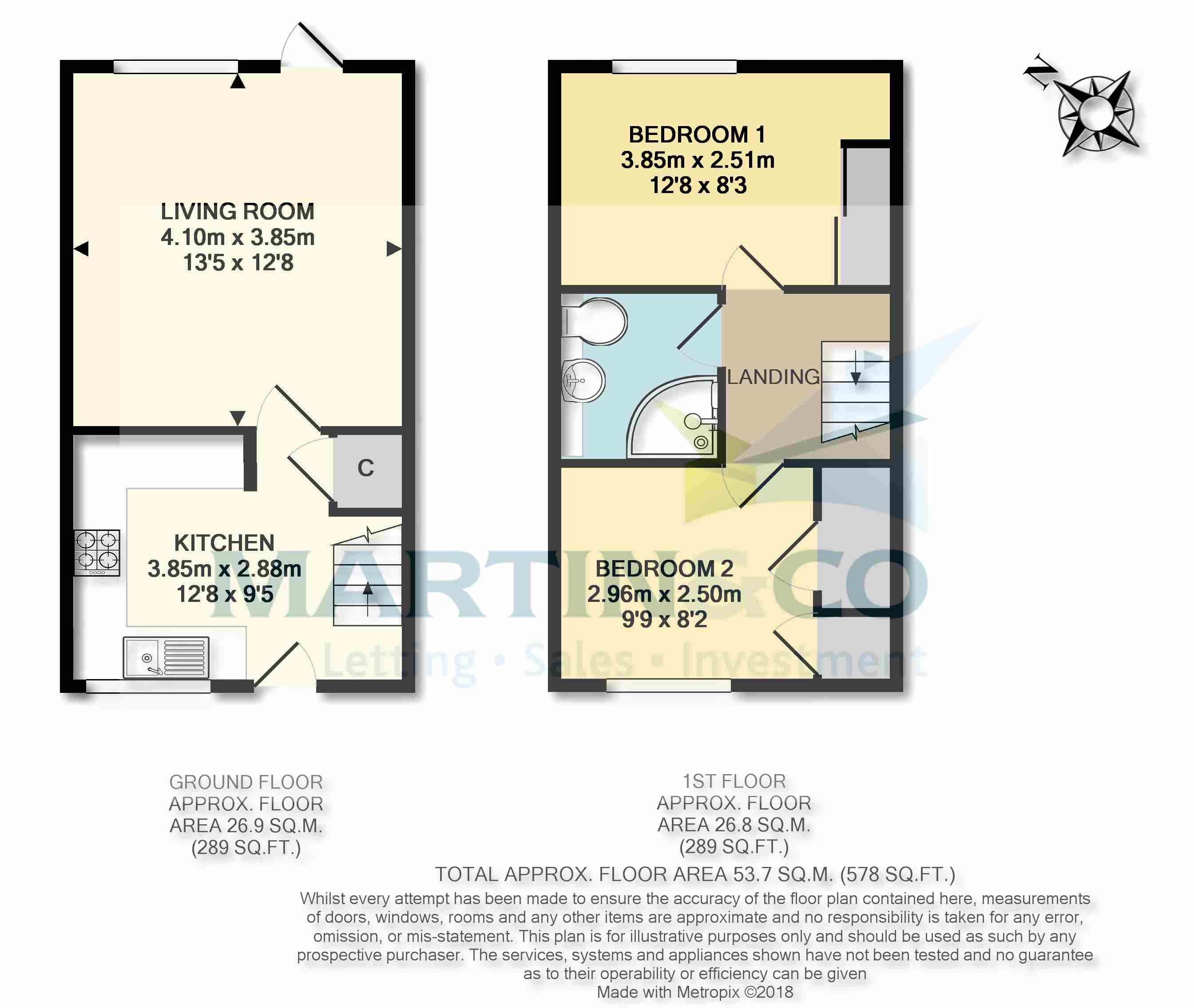 2 Bedrooms End terrace house for sale in Worcester Drive, Didcot OX11