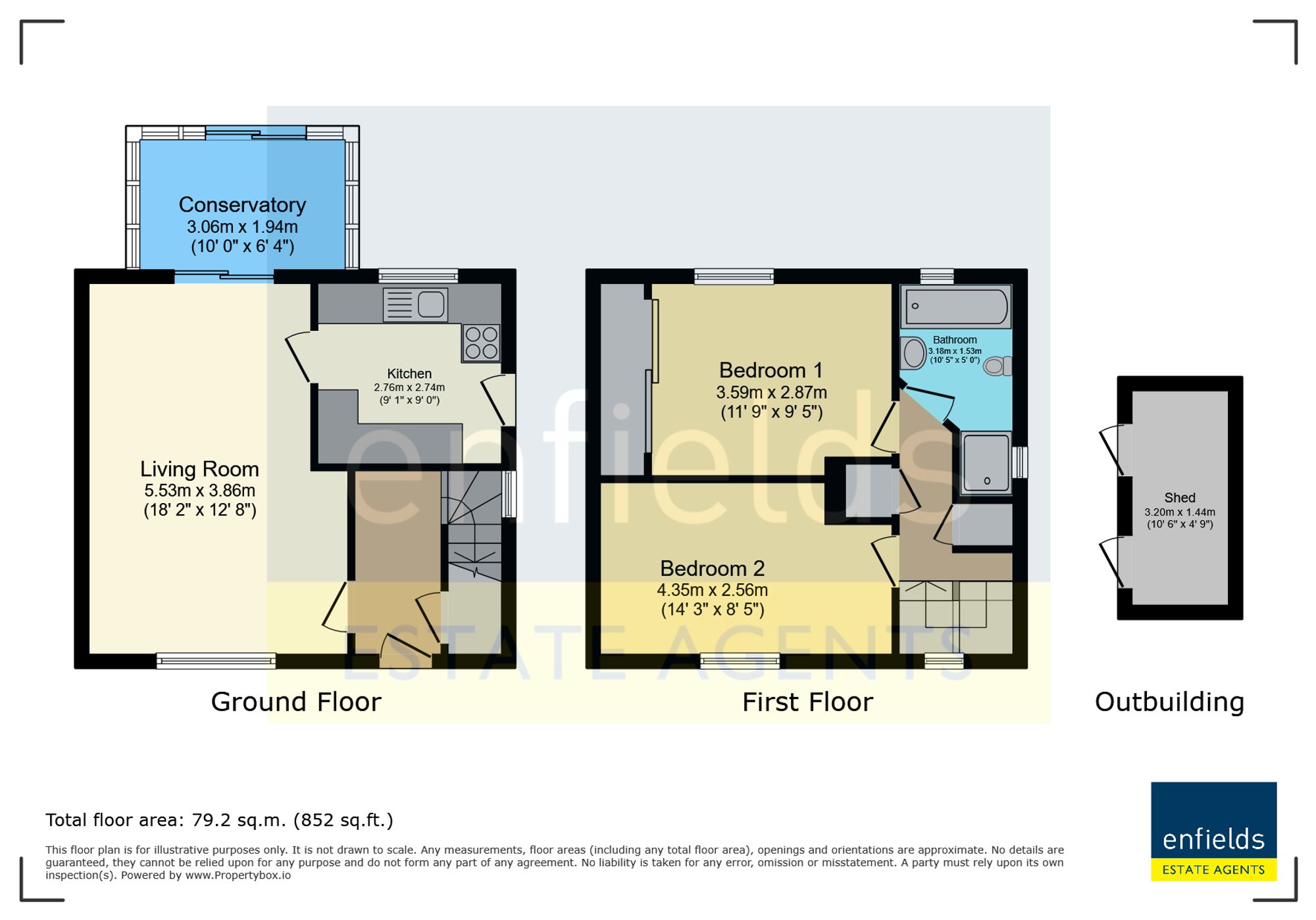 25 Frost Road, Bournemouth floorplan