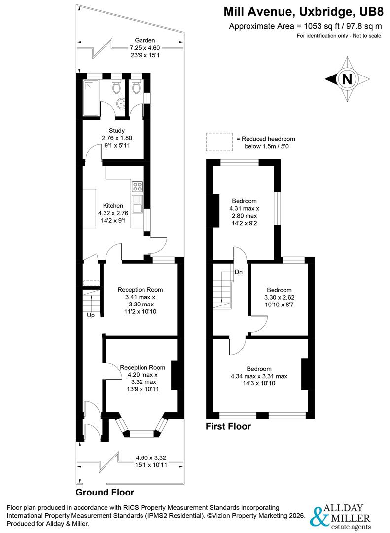5, Mill Avenue, Uxbridge floorplan