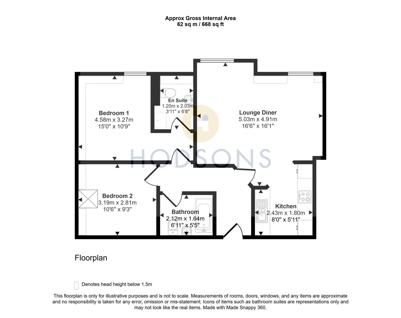 20 Sandal Grange, Walton Lane, Wakefield floorplan