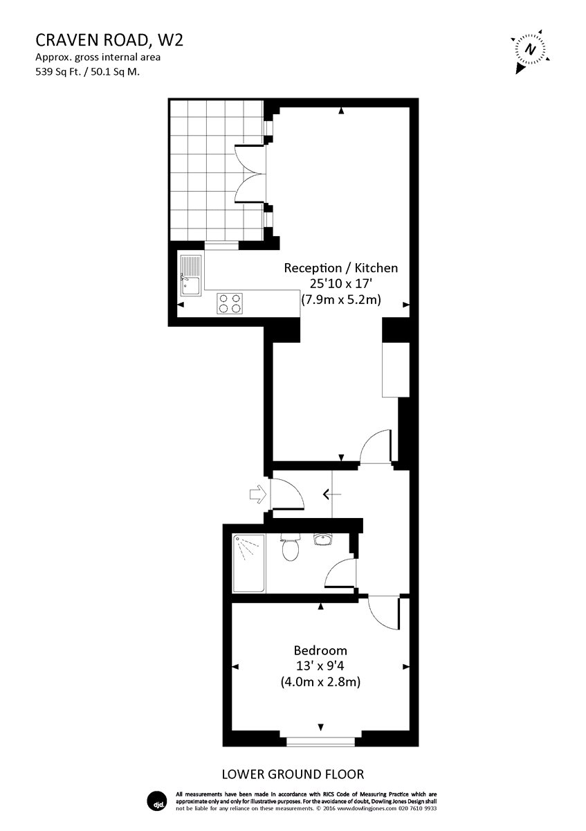 1 Bedrooms Flat to rent in Craven Road, London W2