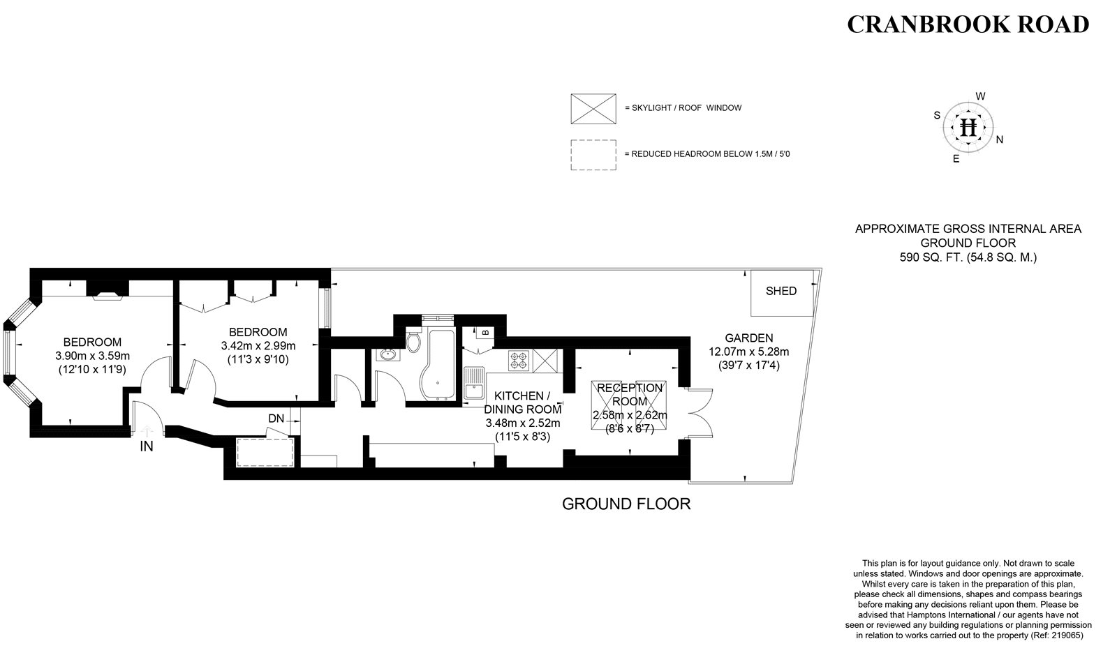 2 Bedrooms Flat to rent in Cranbrook Road, London W4