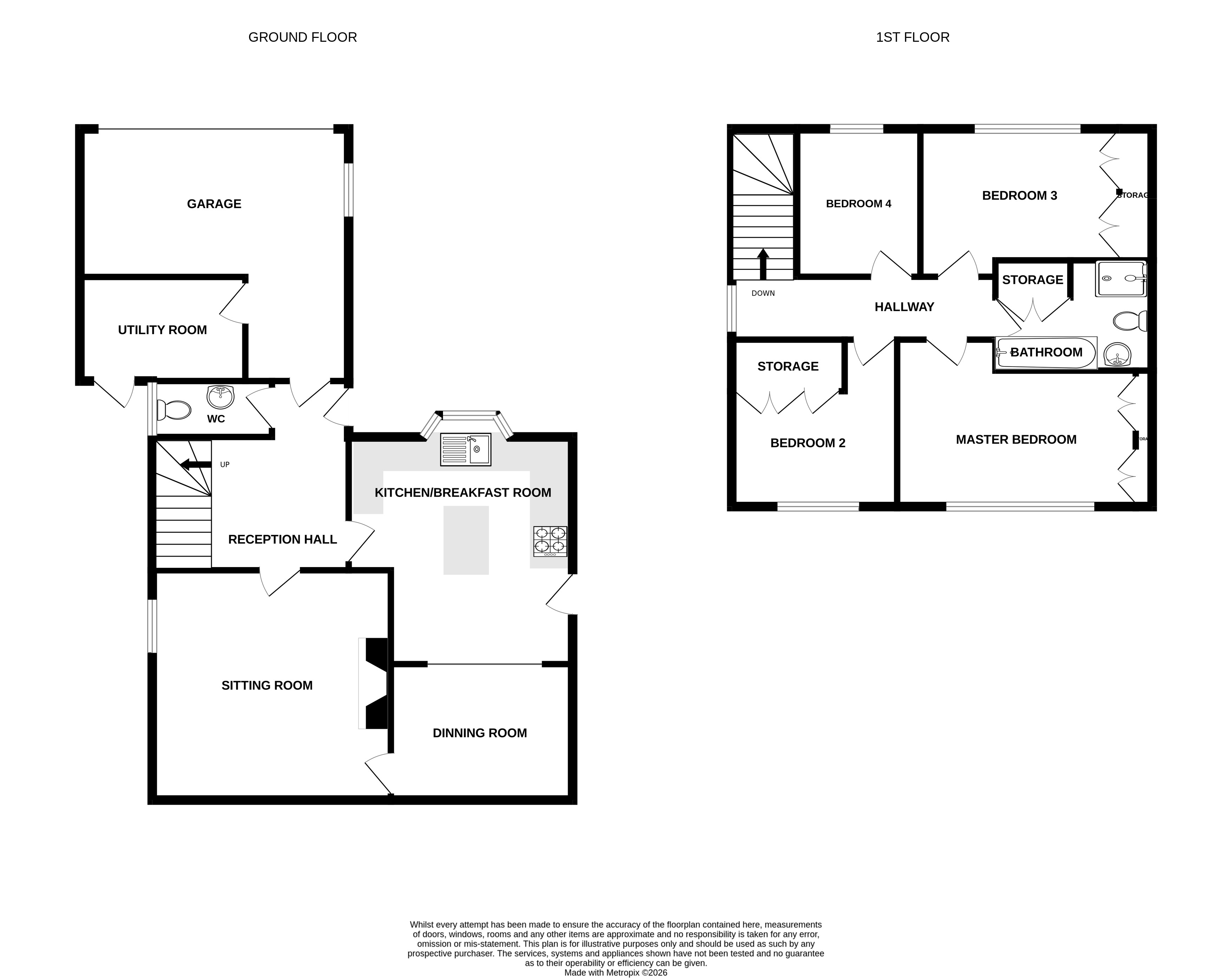 Matchsticks, Paddock Chase, Witham floorplan