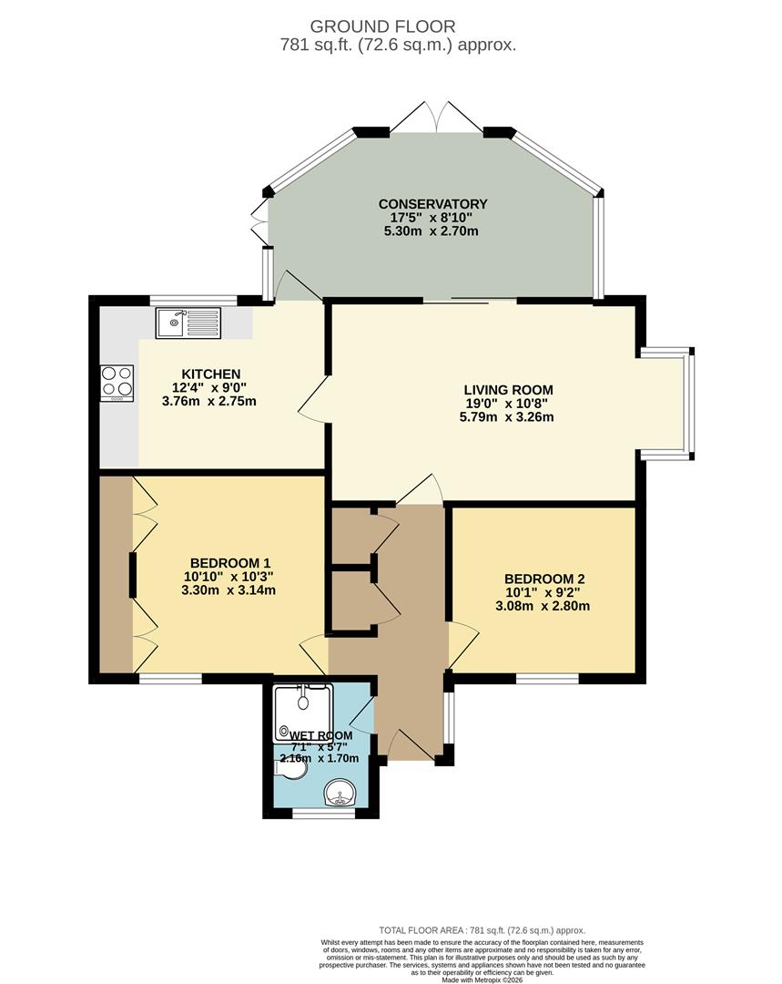 21, Hinton View, Ely floorplan
