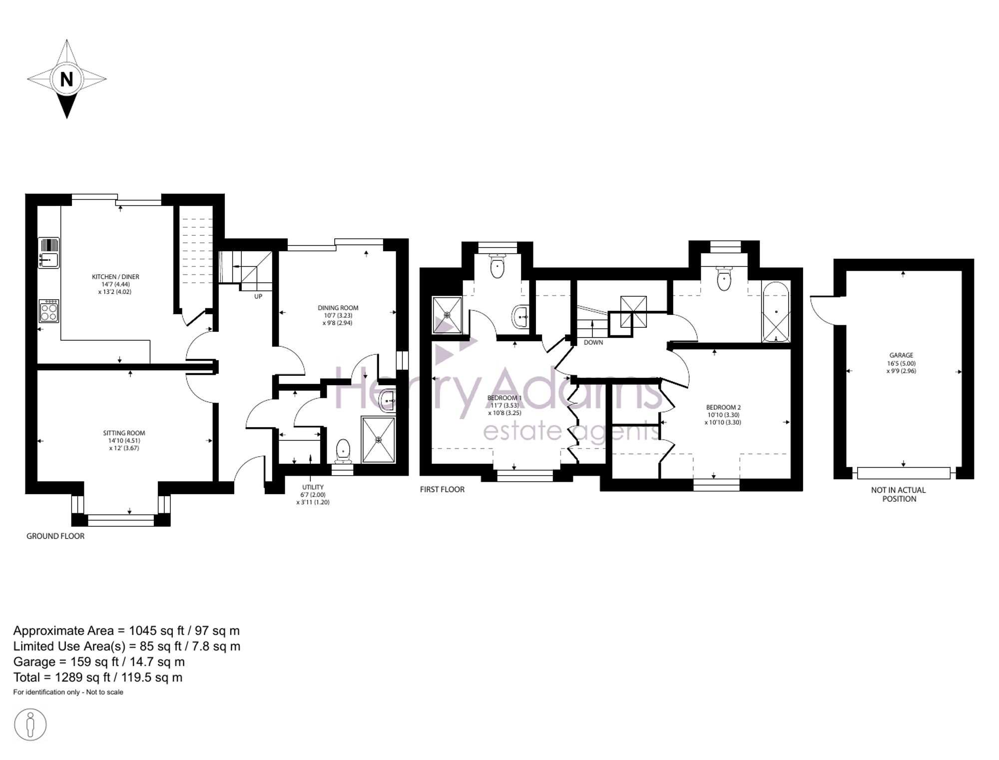 3 Billy Fiske Close, Chichester floorplan