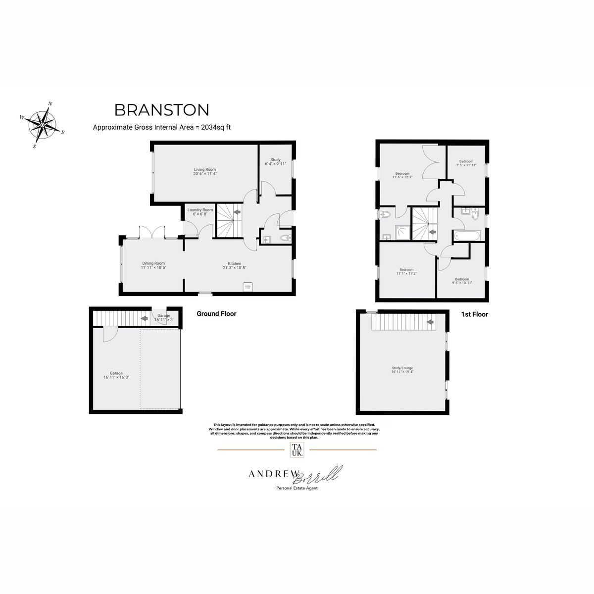 3, Craig Road, Branston, Lincoln floorplan