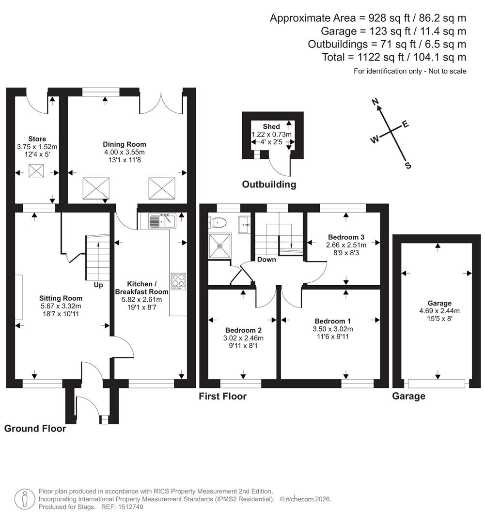 26, Trecarrack Road, Camborne floorplan
