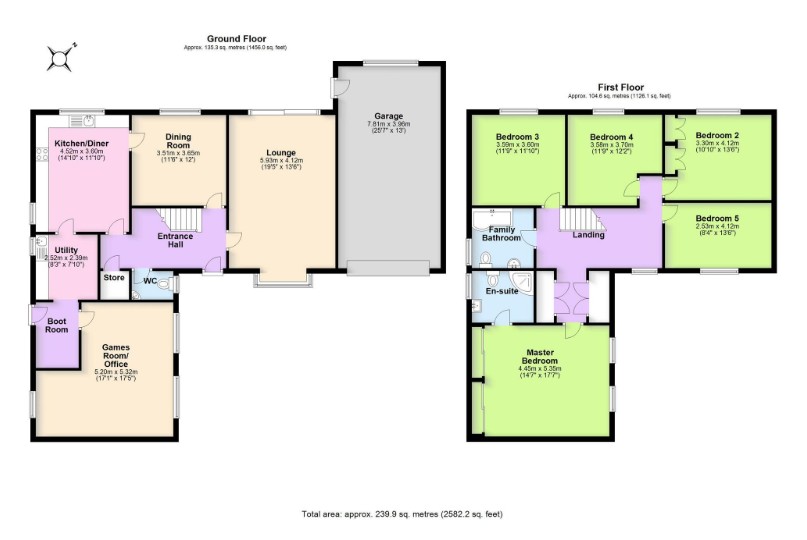 Casita Grove, Warwickshire floorplan