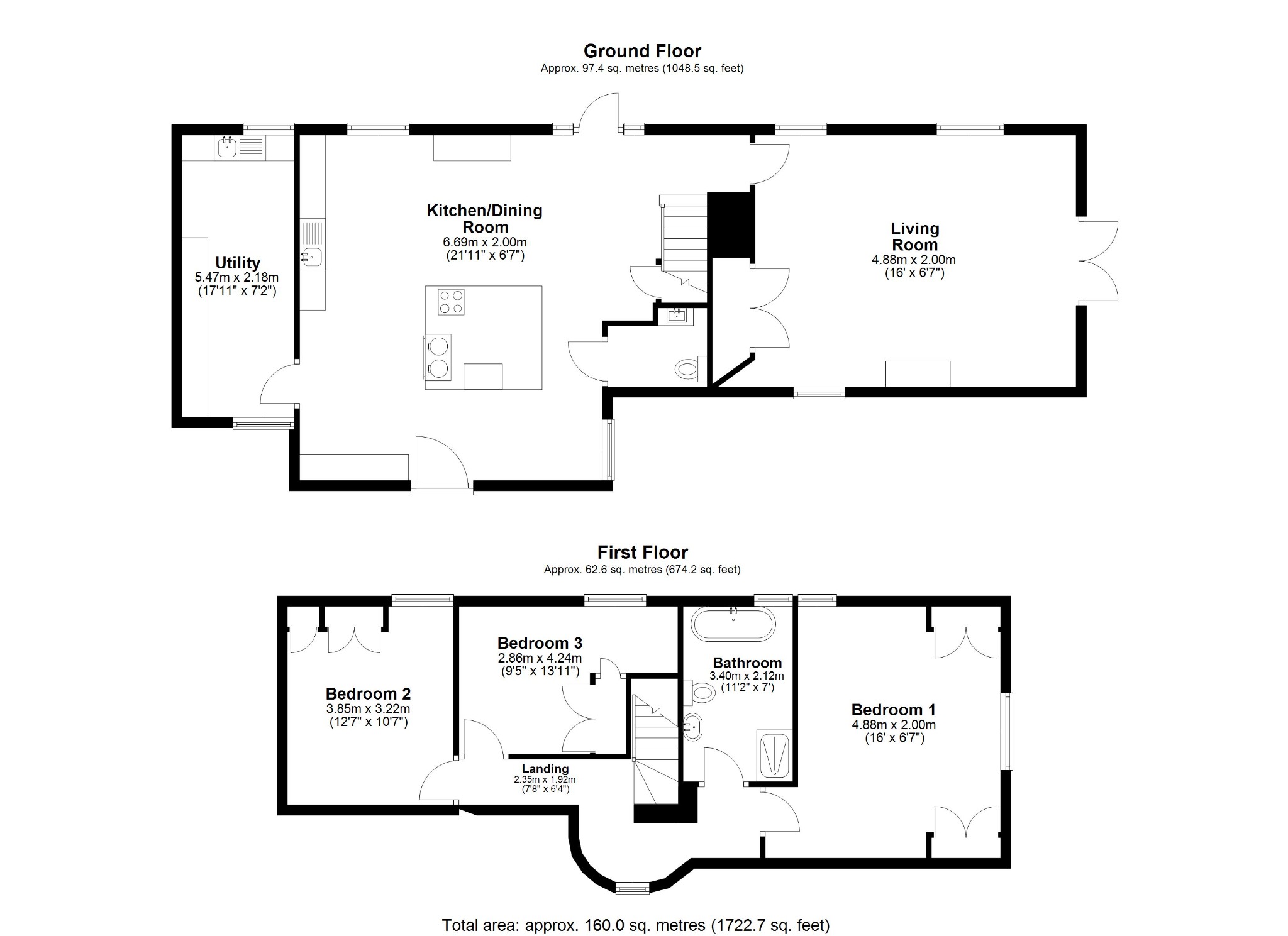 Higher Woolaton Farmhouse, -, Saltash floorplan