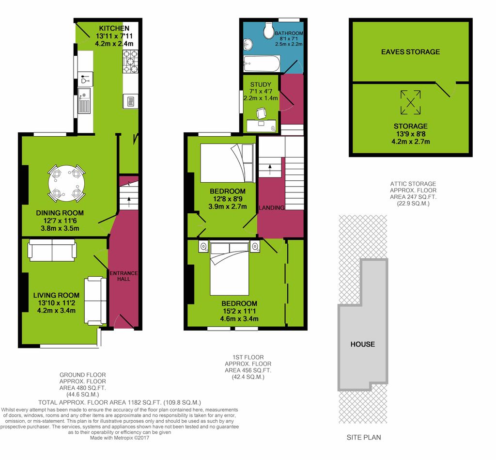 King Edwards Drive, Harrogate HG1, 2 bedroom terraced house to rent