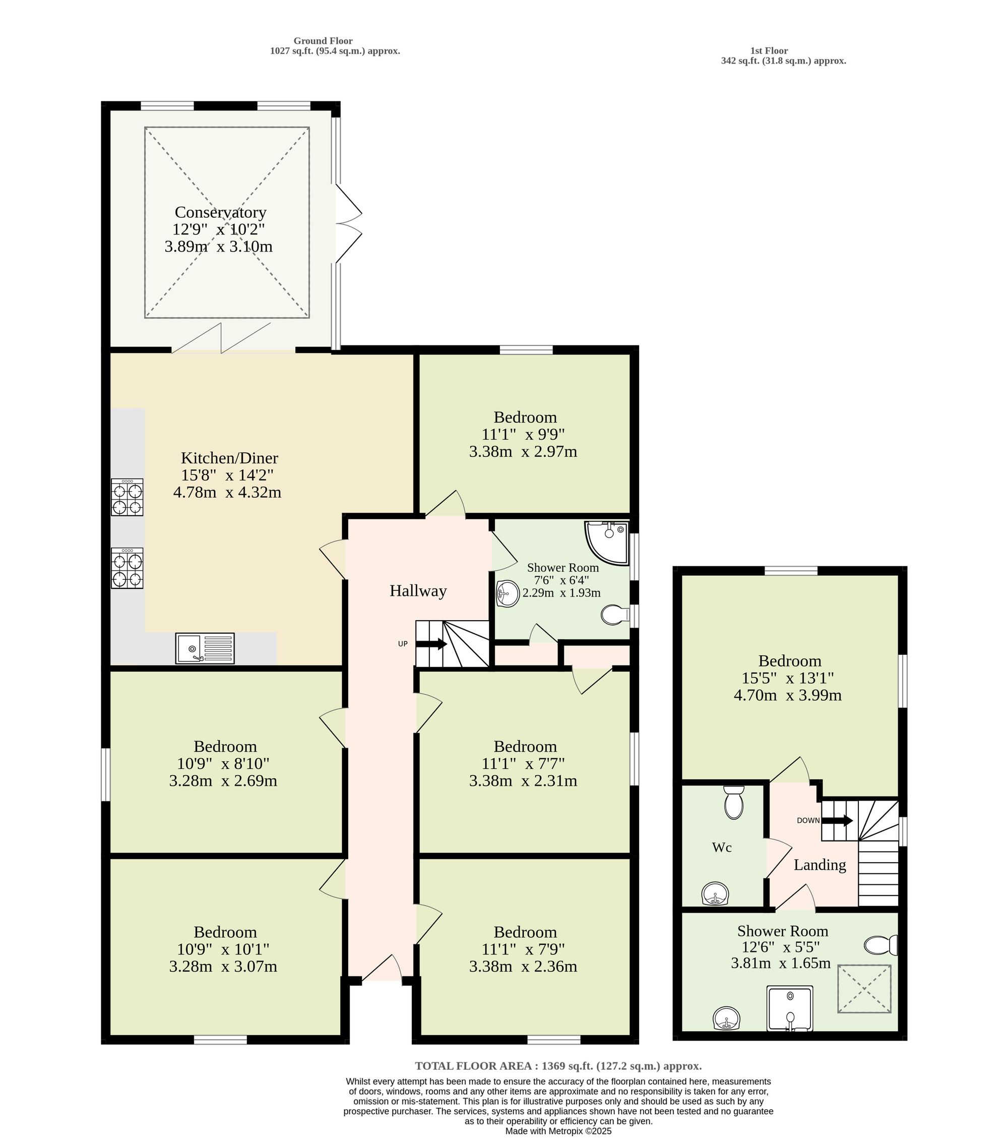 40 Earlham Green Lane, Norwich floorplan