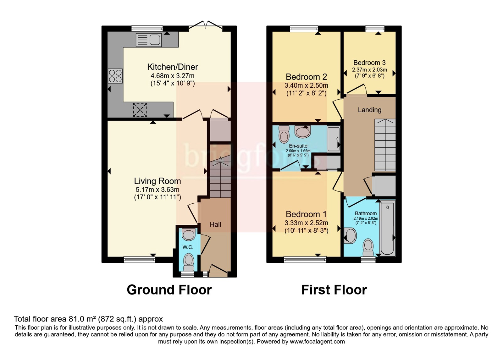 16, Boadicea Drive, Cheshire floorplan