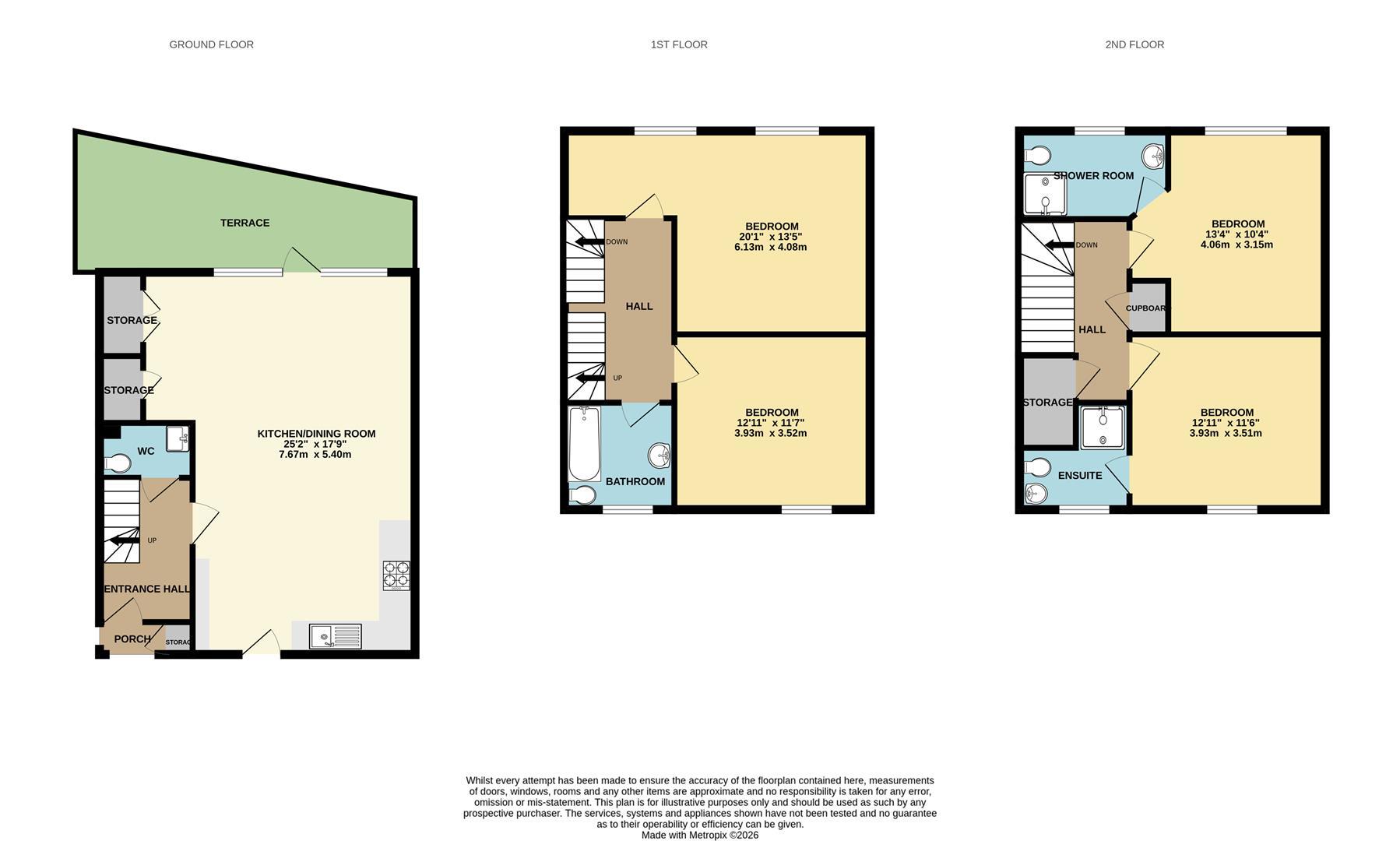 1 Castle View, Westgate Street, Lewes floorplan