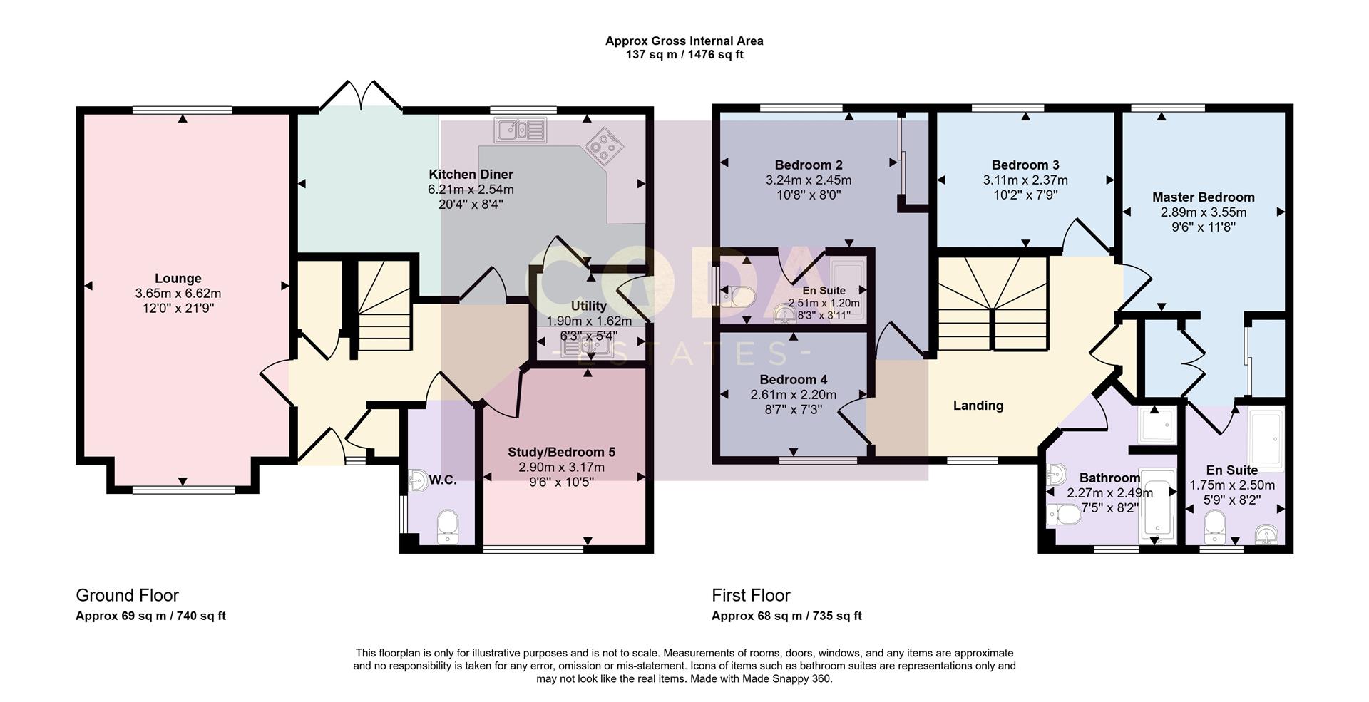 14, Leechman Gardens, Glasgow floorplan