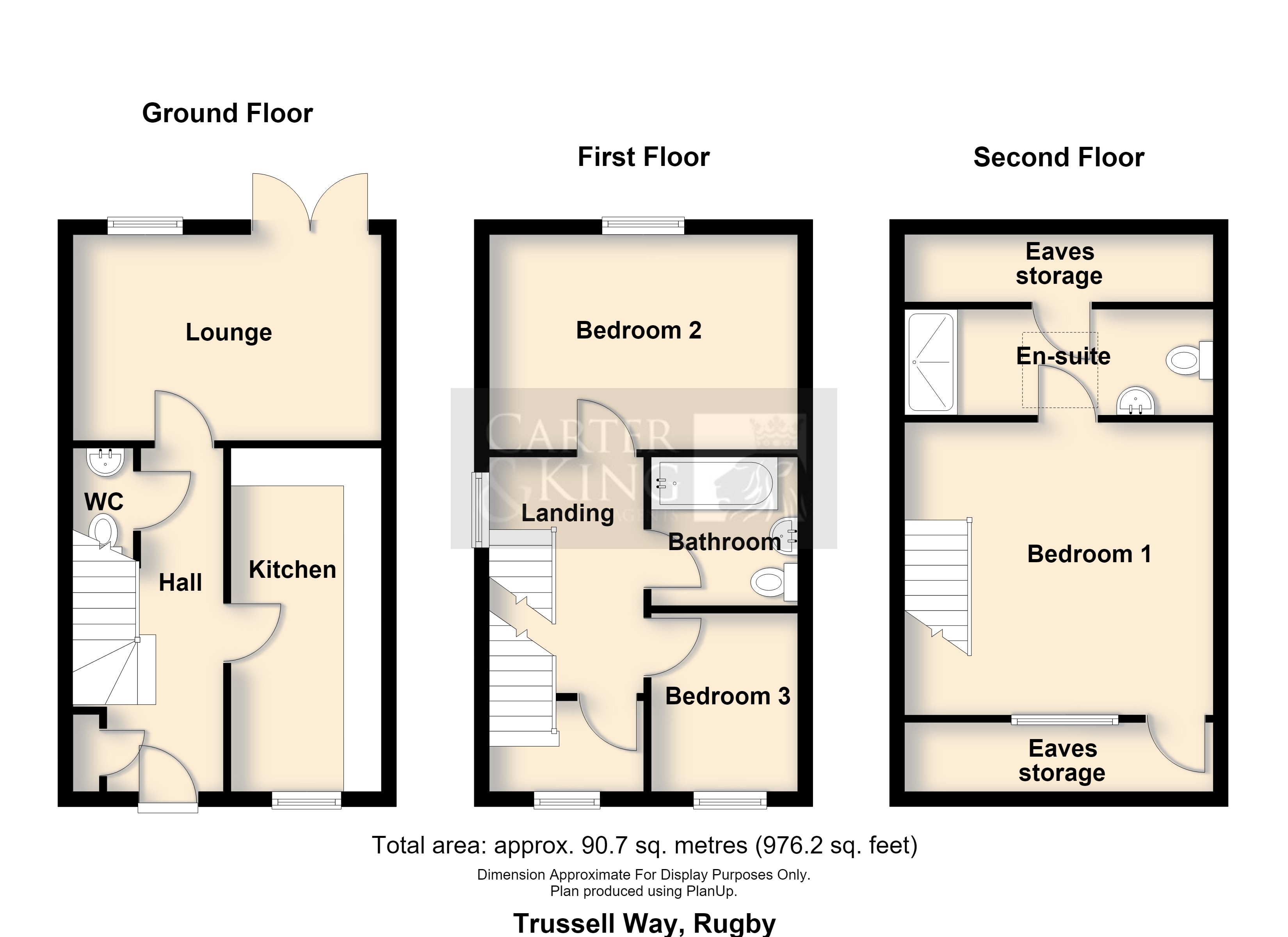47, Trussell Way, Rugby floorplan