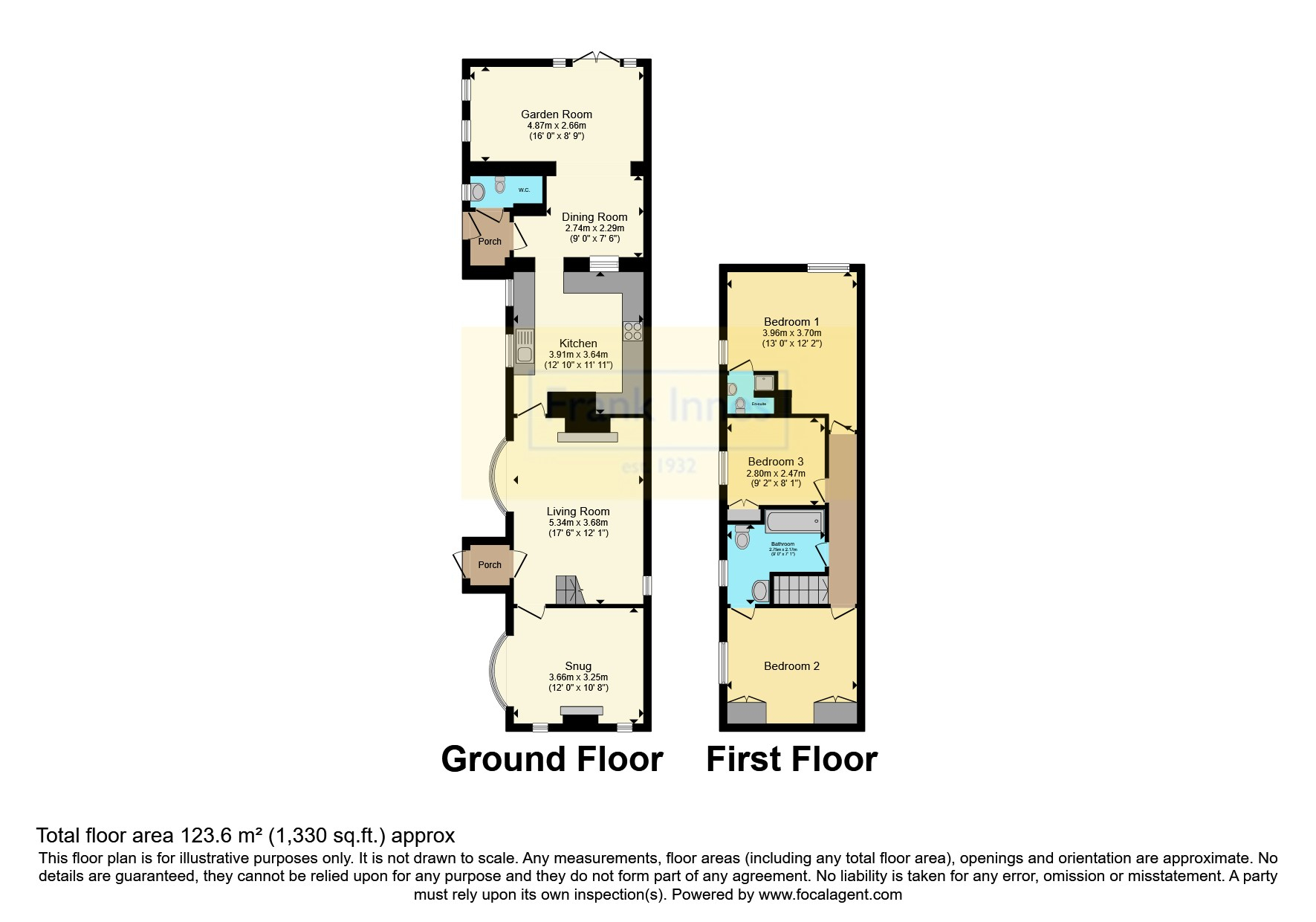 61, Kneeton Road, Nottingham floorplan
