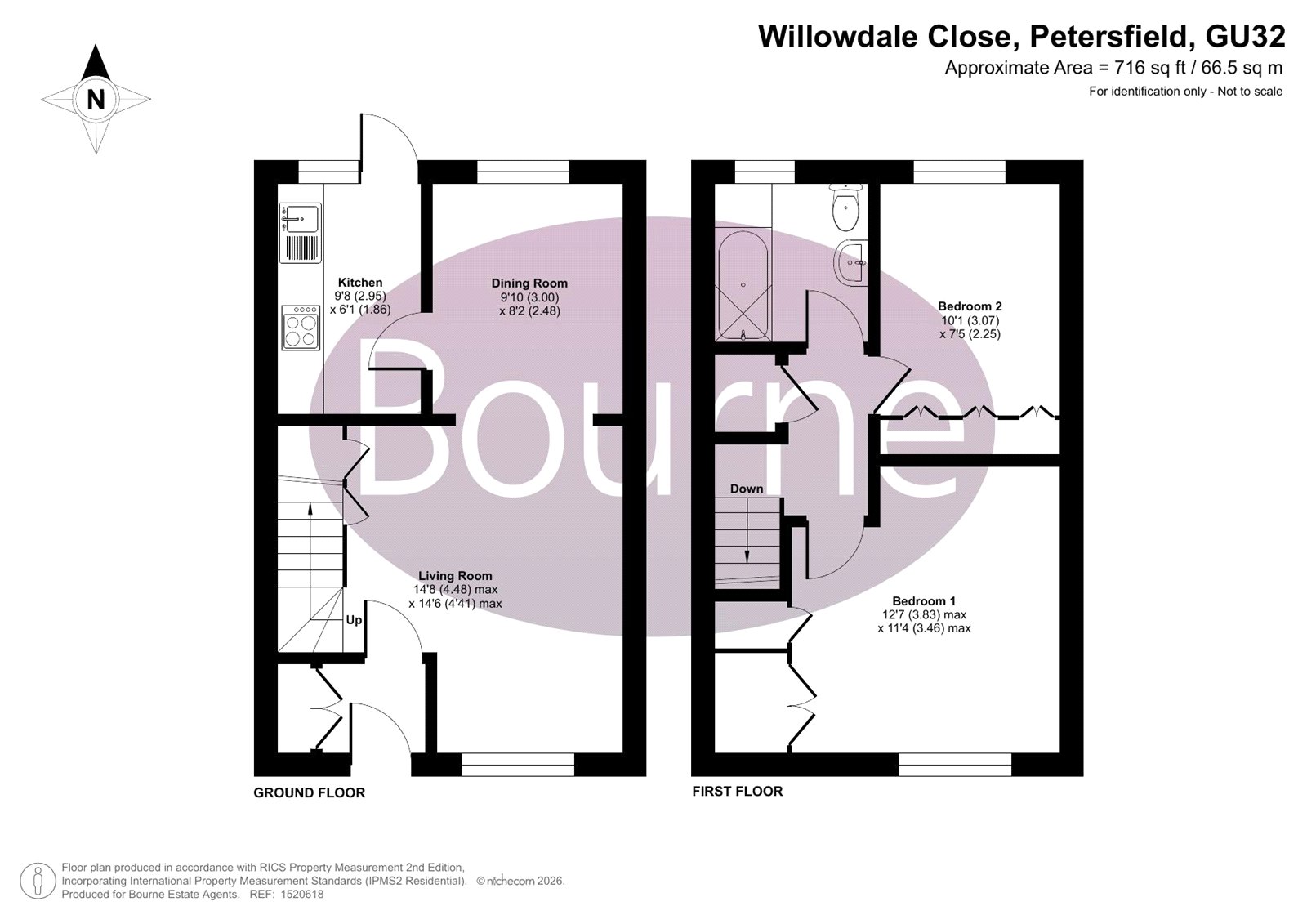 11, Willowdale Close, Petersfield floorplan
