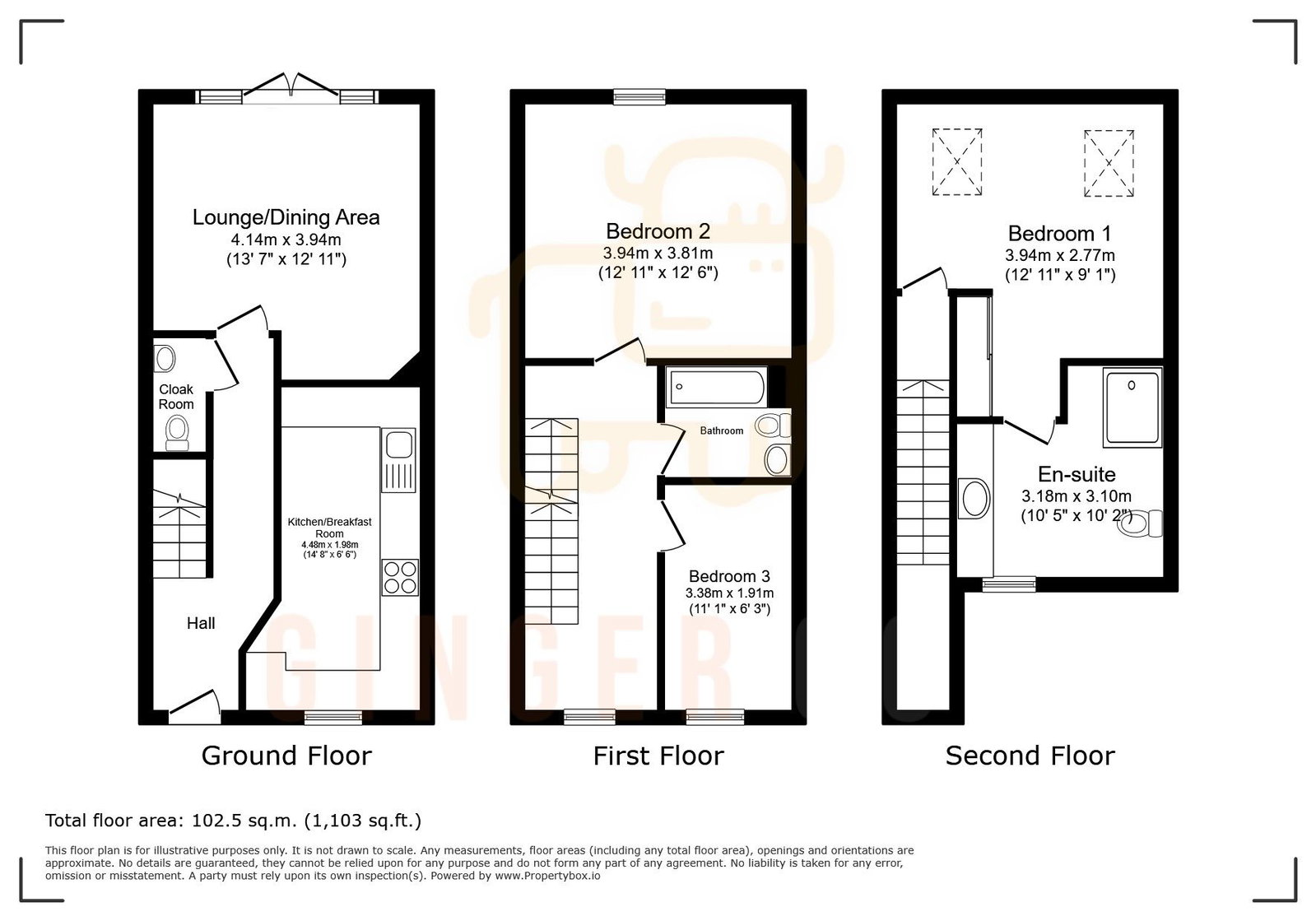 10, Southern Cross, Bedford floorplan