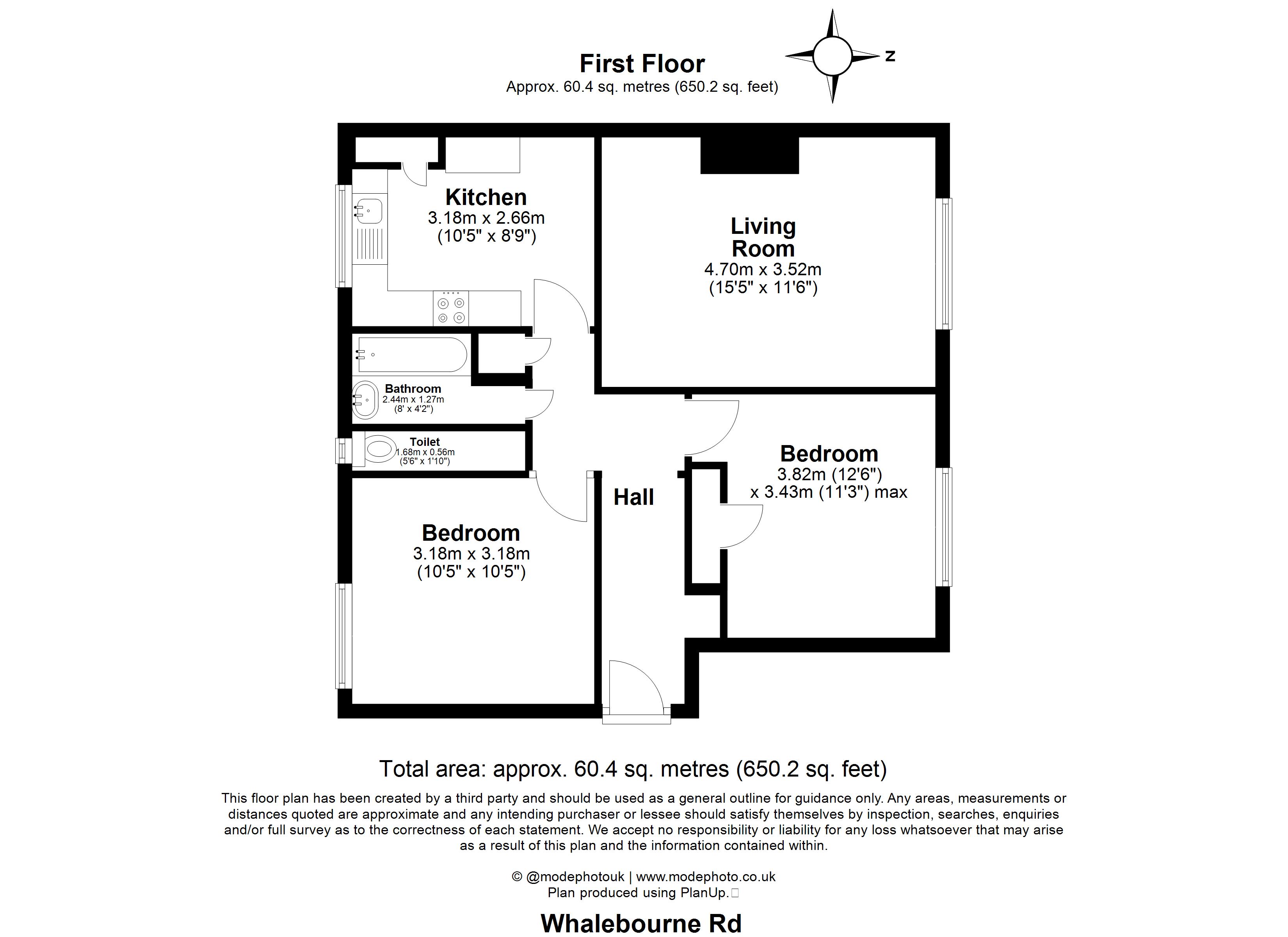 120, Whalebone Lane South, Dagenham floorplan