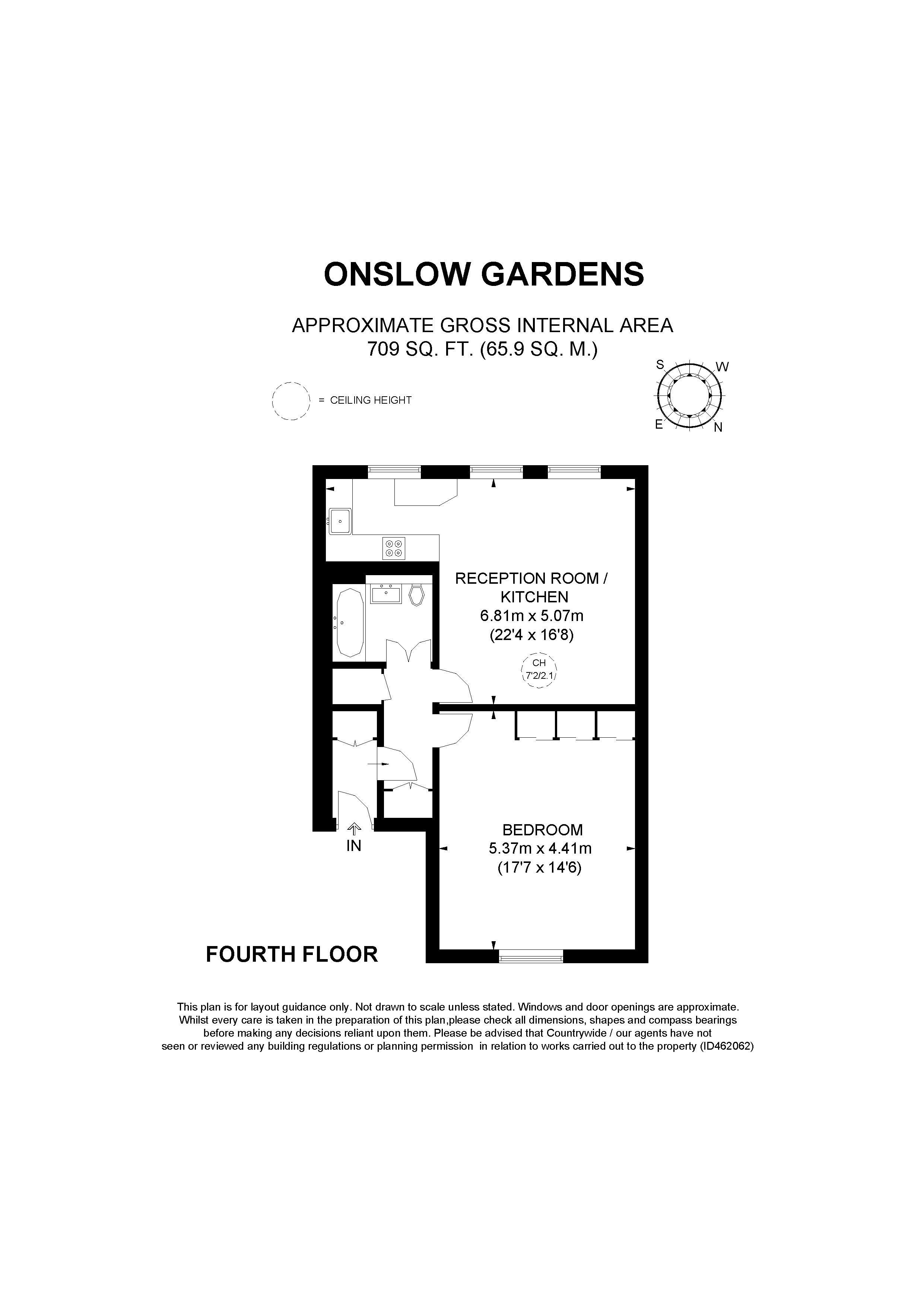 1 Bedrooms Flat to rent in Onslow Gardens, South Kensington, London SW7