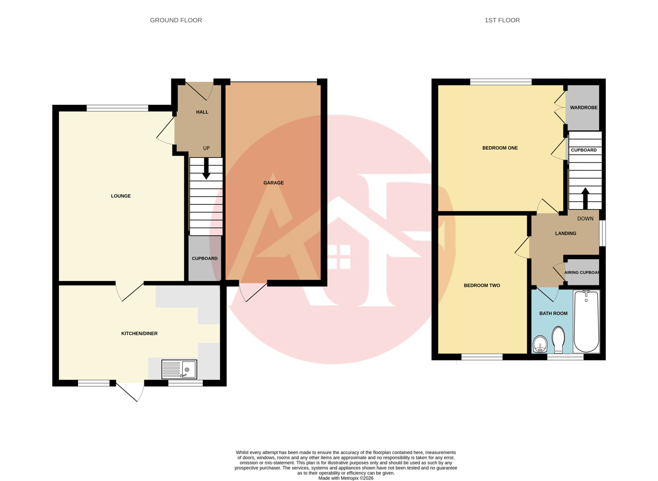 6, Palmers Close, Burnham-on-Sea floorplan