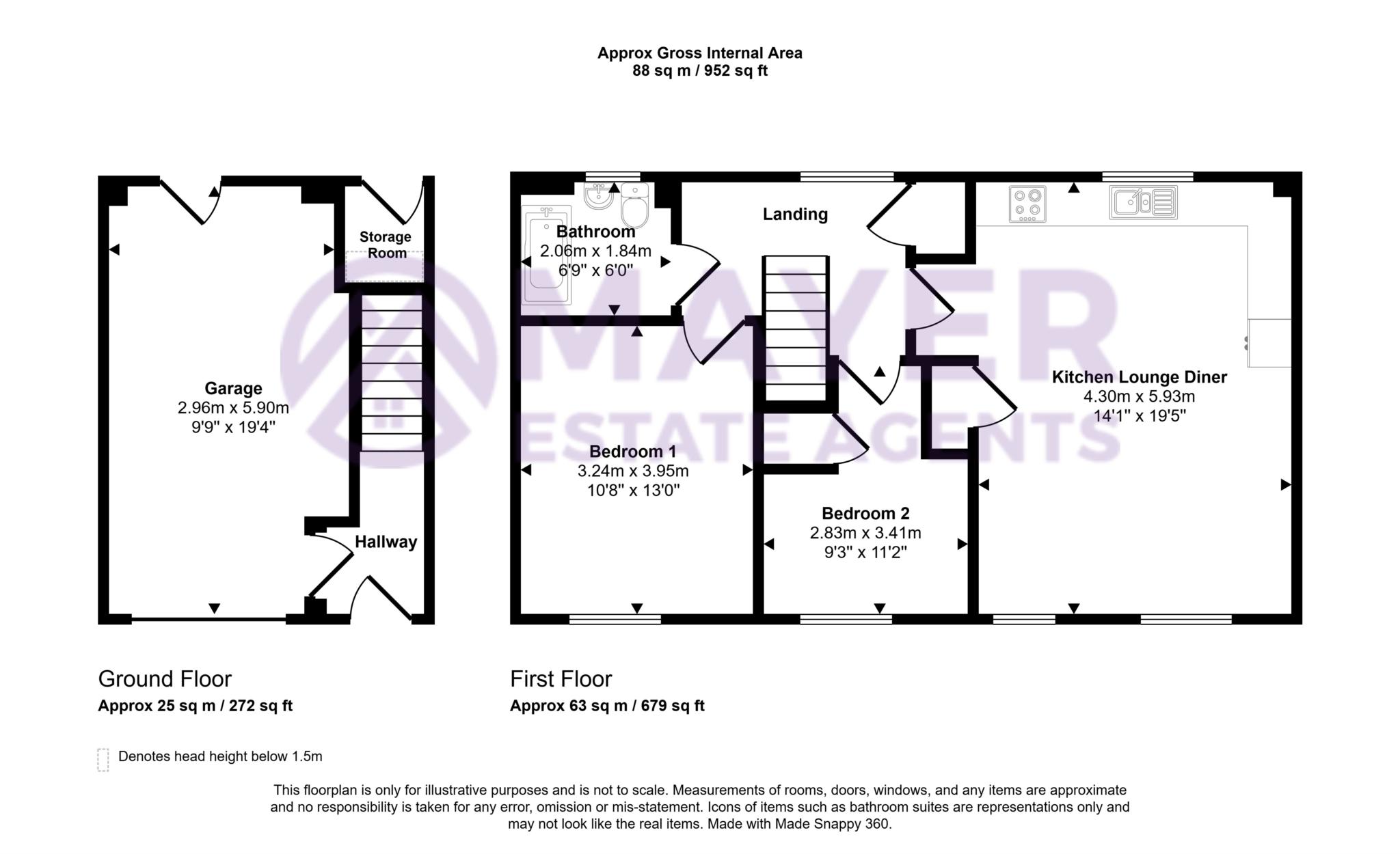 12, Foxglove Gardens, Plymouth floorplan