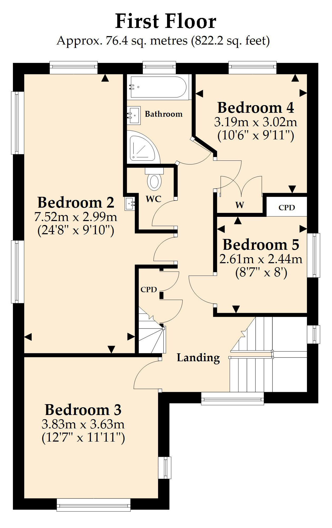 5, The Avenue, Ferndown floorplan