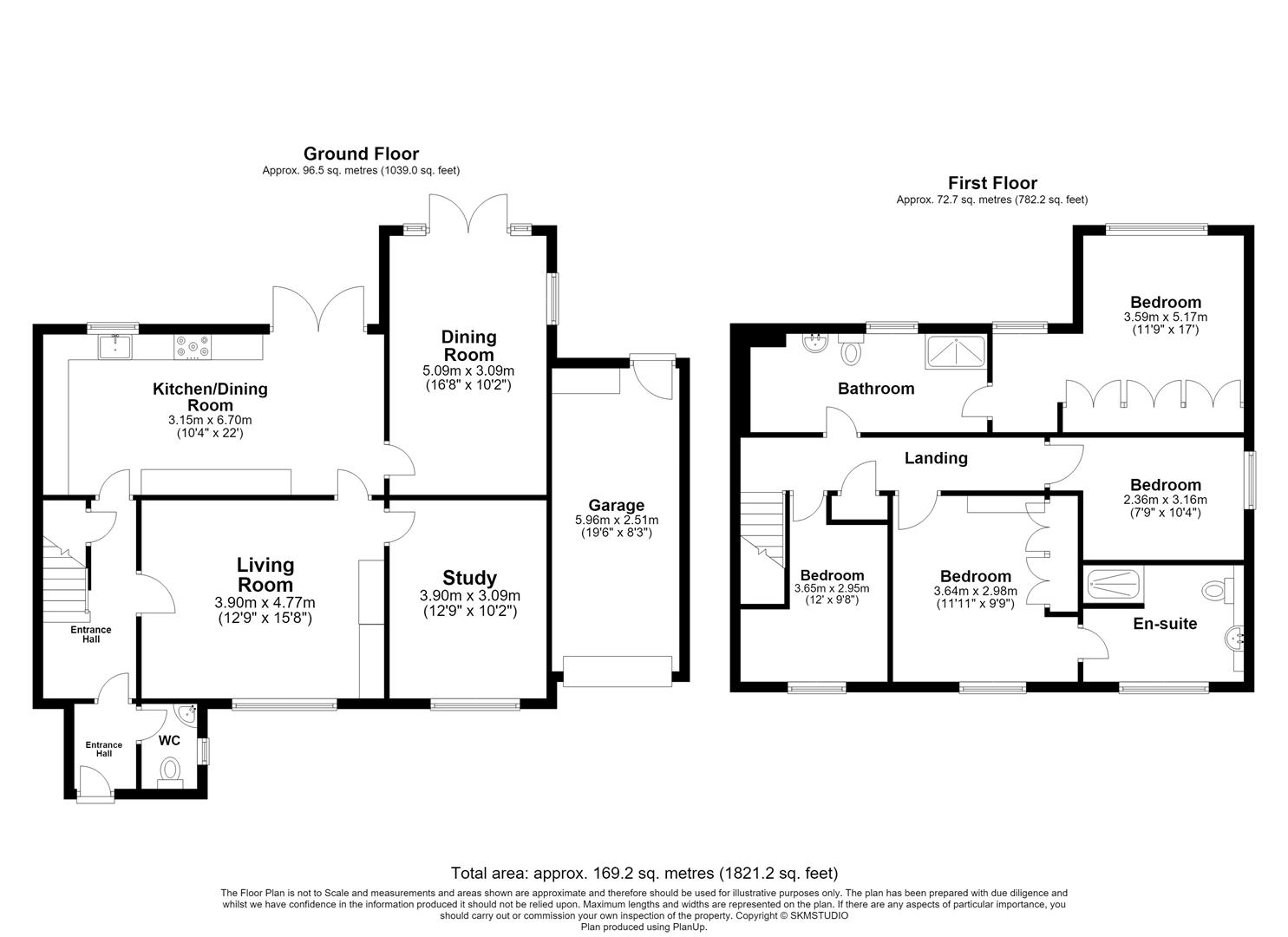 1, Farnham Close, Hemel Hempstead floorplan