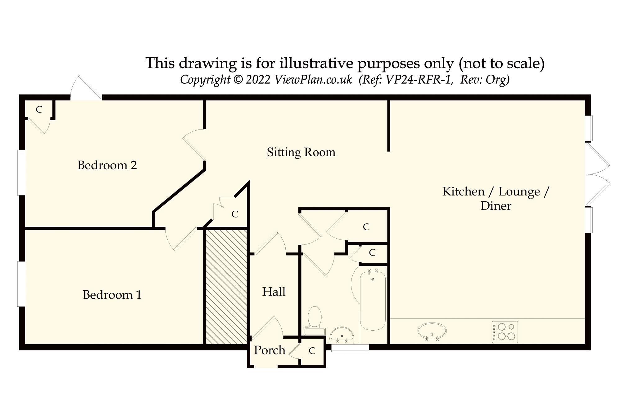 44B, Victoria Road, Penarth floorplan