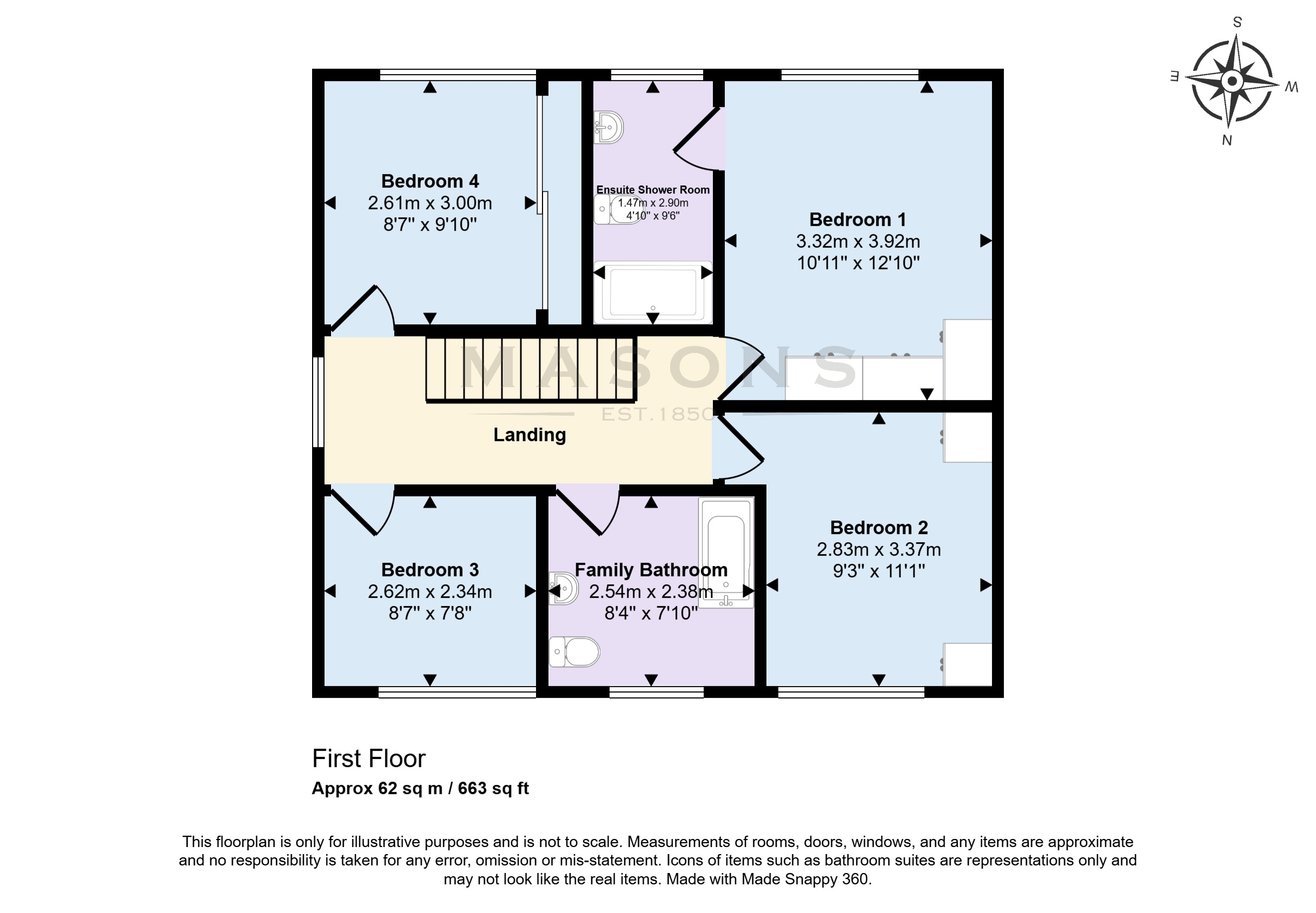 Hawthorne House, Meadow Lane, Market Rasen floorplan